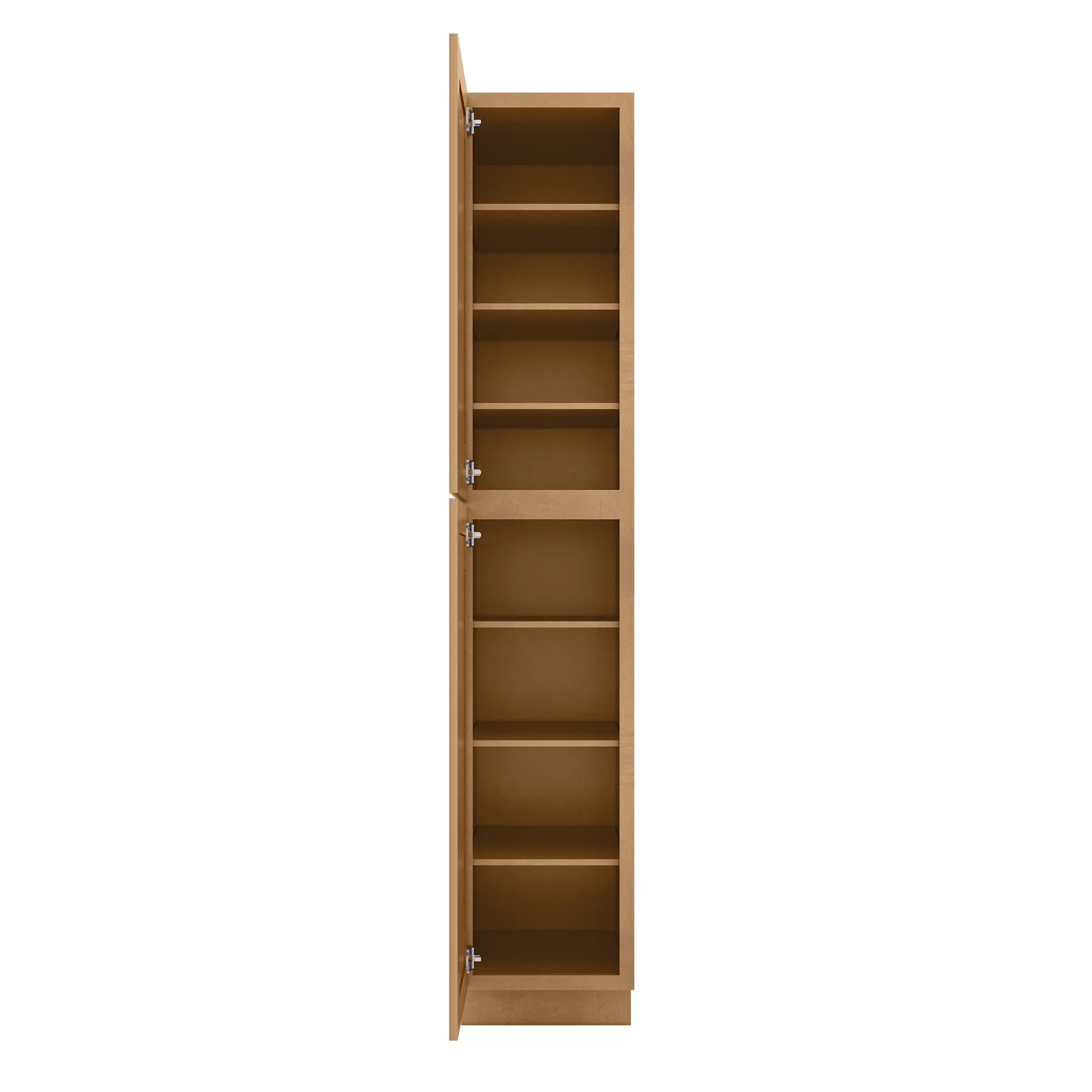 Utility Kitchen Cabinet U1896 Shaker Toffee LessCare 18 in. width 96 in. height 24 in. depth - Image 5