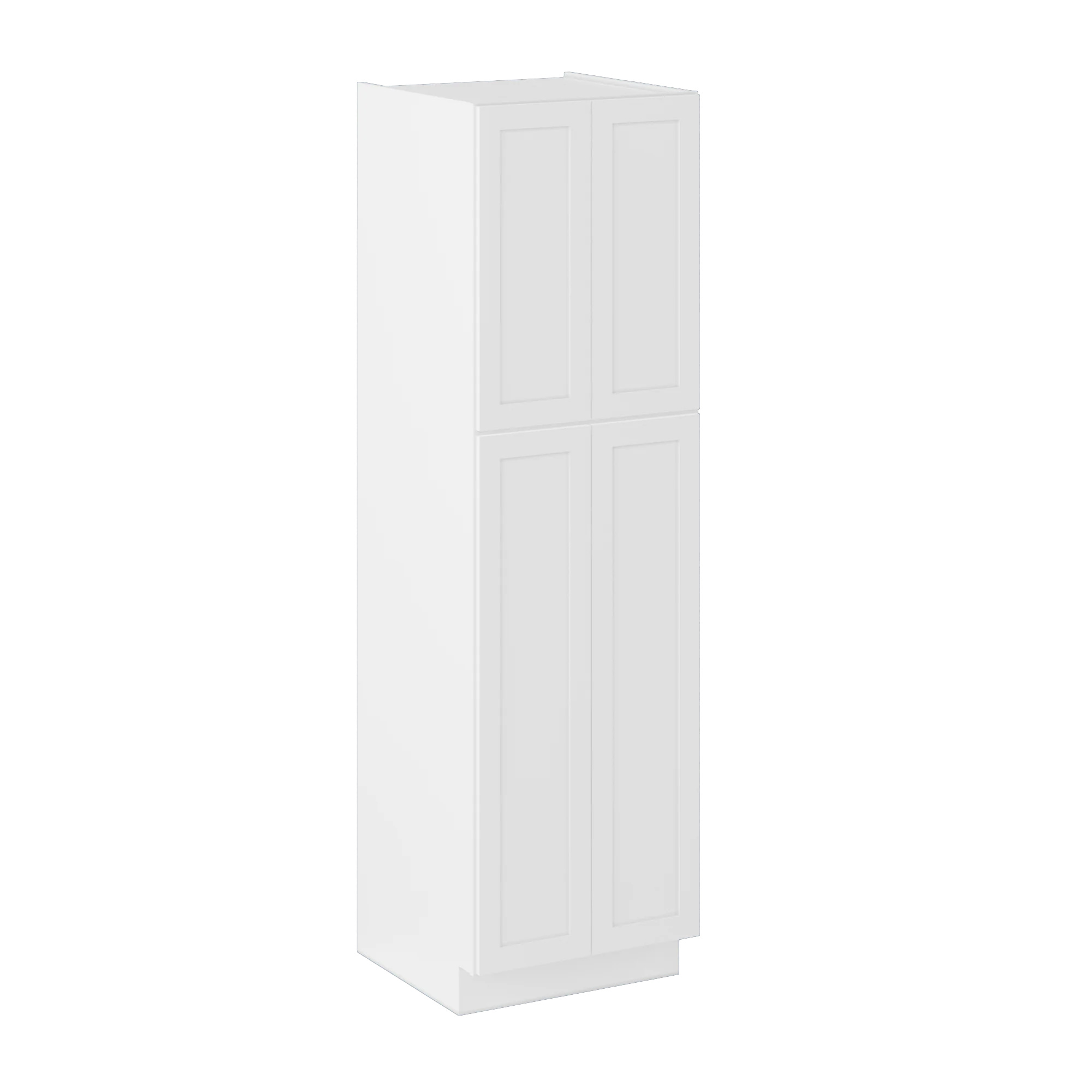 Utility Kitchen Cabinet U2484 Alpina White LessCare 24 in. width 84 in. height 24 in. depth - Image 2