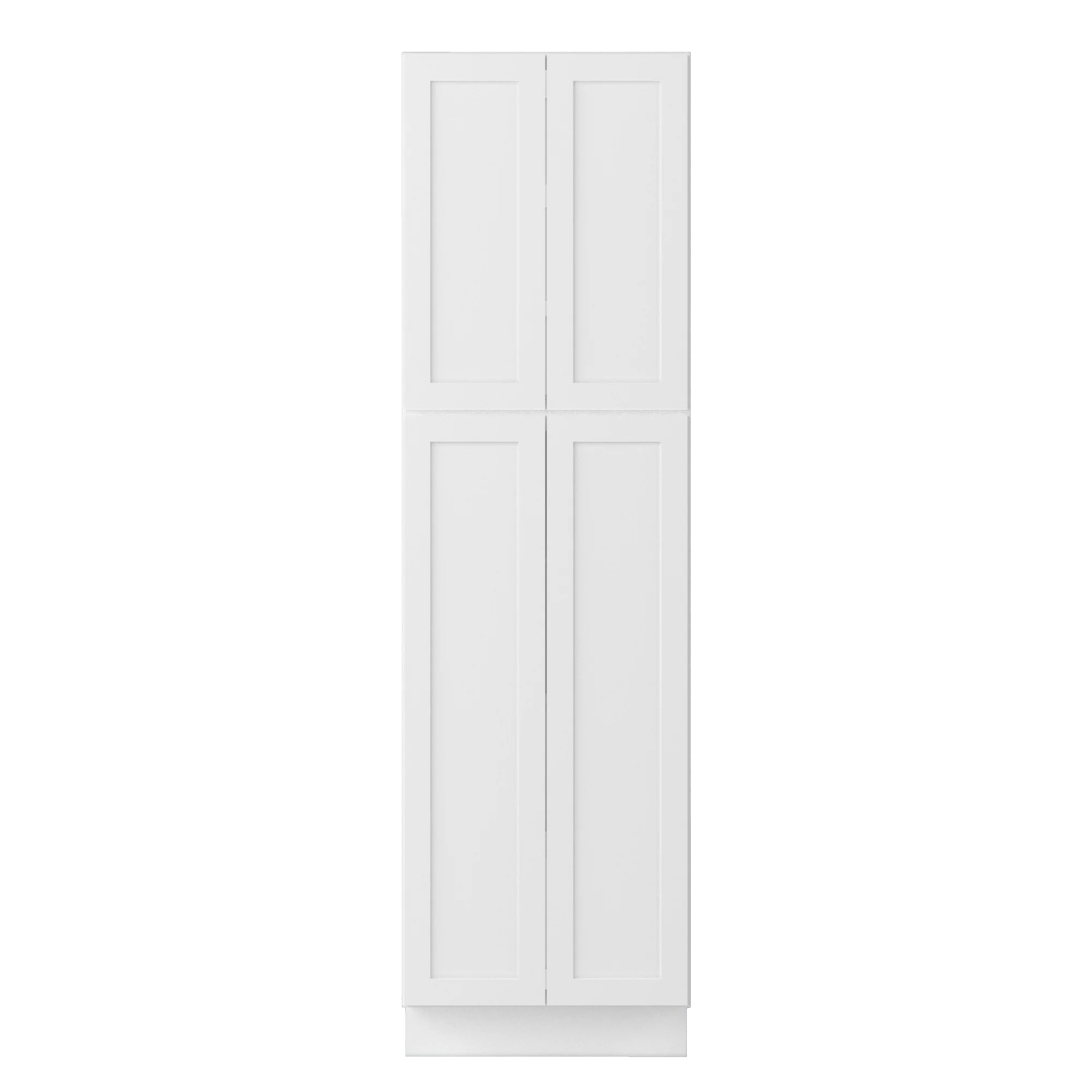 Utility Kitchen Cabinet U2484 Alpina White LessCare 24 in. width 84 in. height 24 in. depth - Image 3