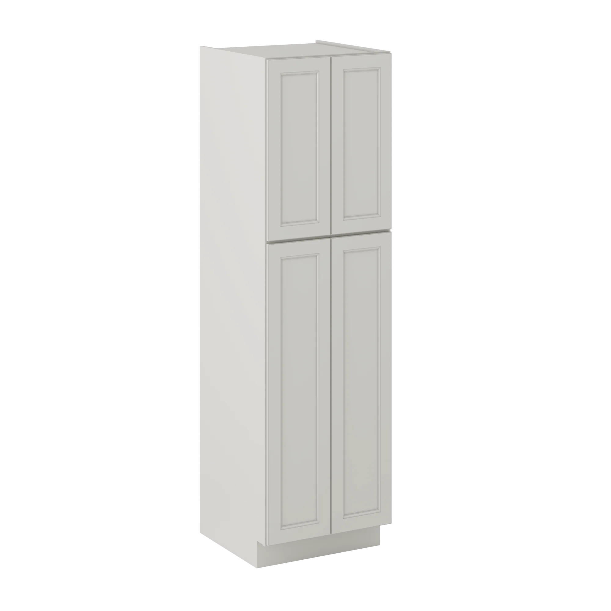 Utility Kitchen Cabinet U2484 Milan Pearl 24 in. width 84 in. height 24 in. depth - Image 2