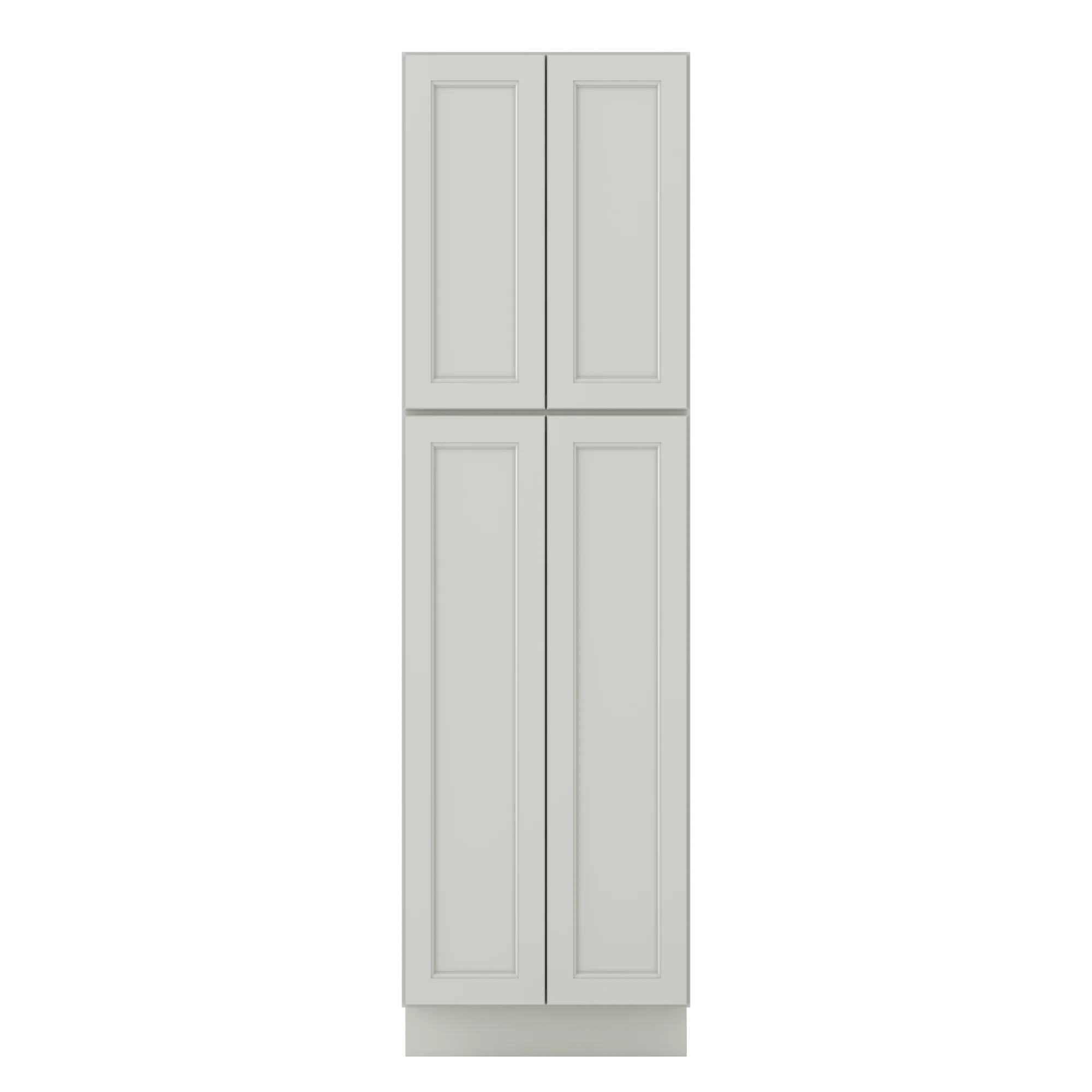 Utility Kitchen Cabinet U2484 Milan Pearl 24 in. width 84 in. height 24 in. depth - Image 3