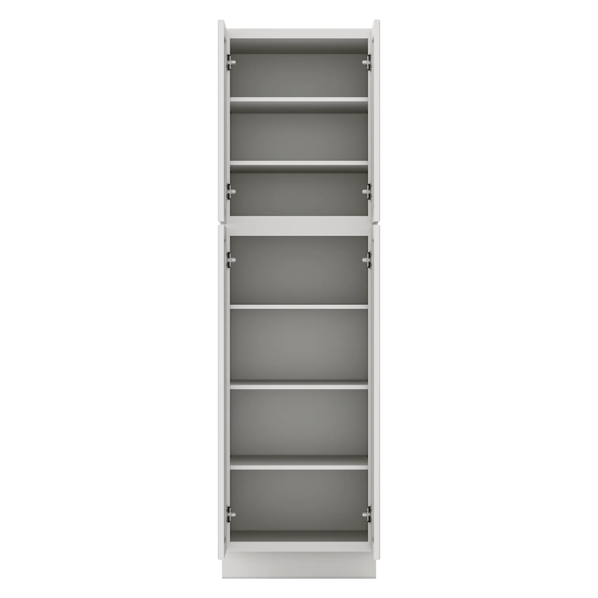 Utility Kitchen Cabinet U2484 Milan Pearl 24 in. width 84 in. height 24 in. depth - Image 5