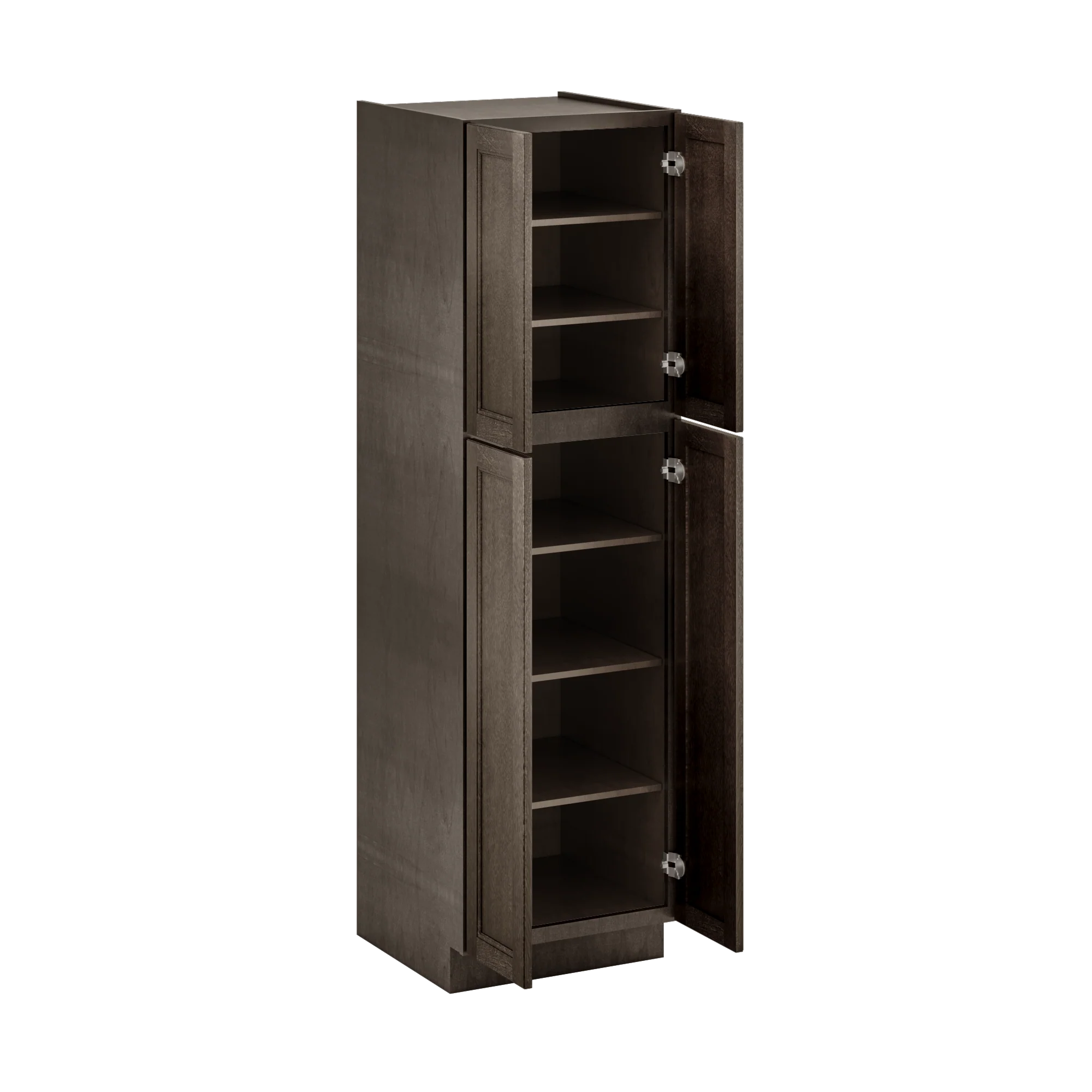 Utility Kitchen Cabinet U2484 Milan Slate 24 in. width 84 in. height 24 in. depth - Image 4