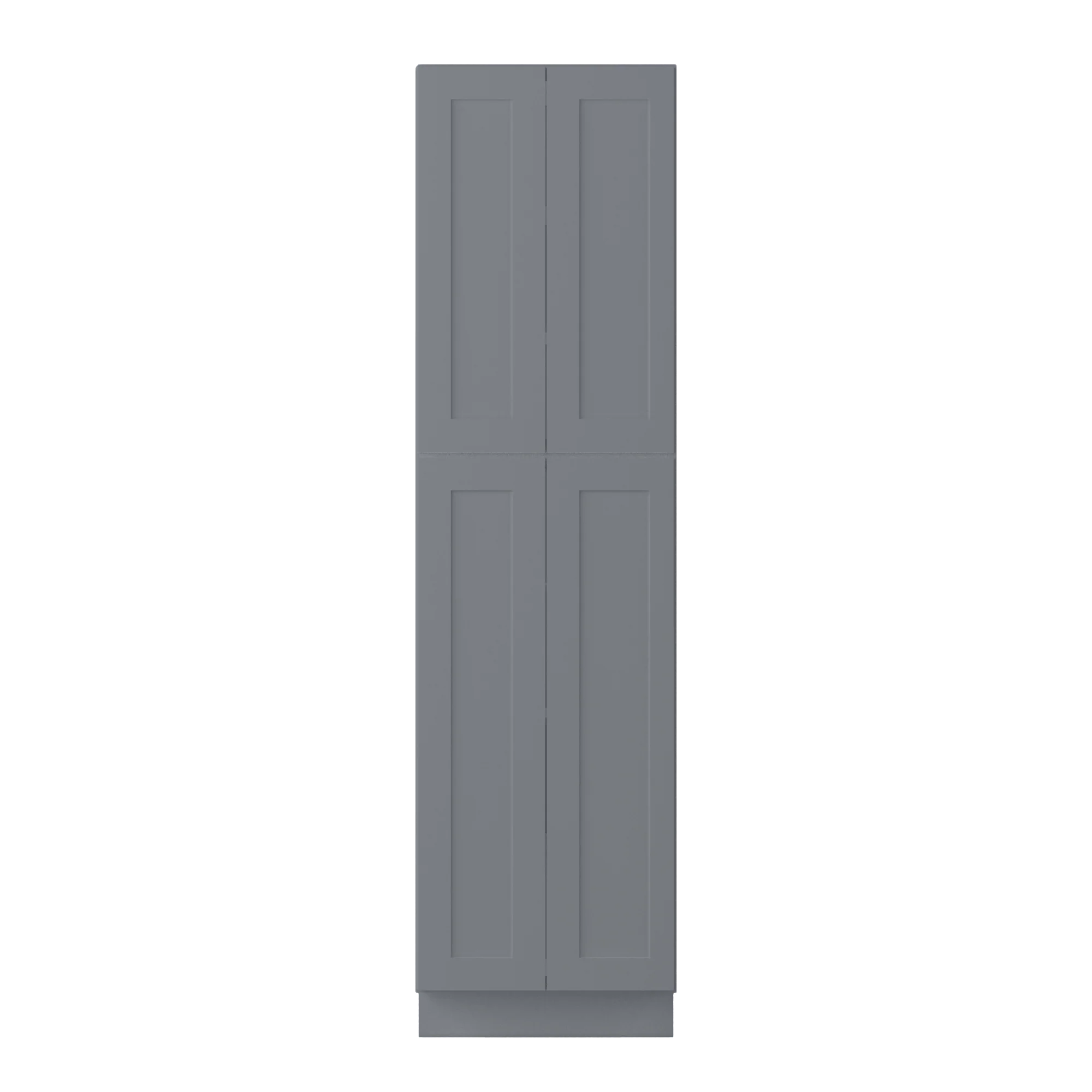 Utility Kitchen Cabinet U2490 Colonial Gray LessCare 24 in. width 90 in. height 24 in. depth - Image 3