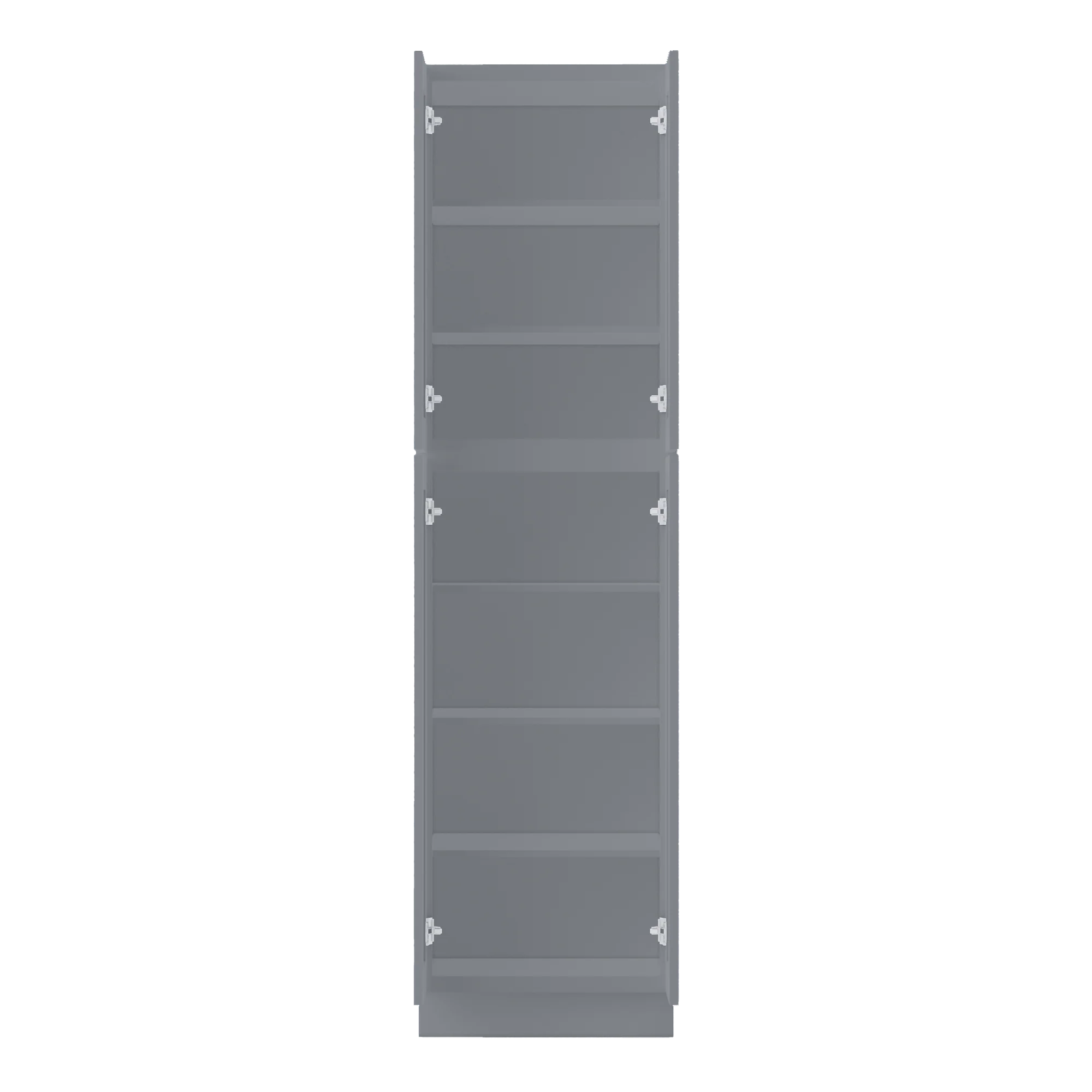Utility Kitchen Cabinet U2490 Colonial Gray LessCare 24 in. width 90 in. height 24 in. depth - Image 5