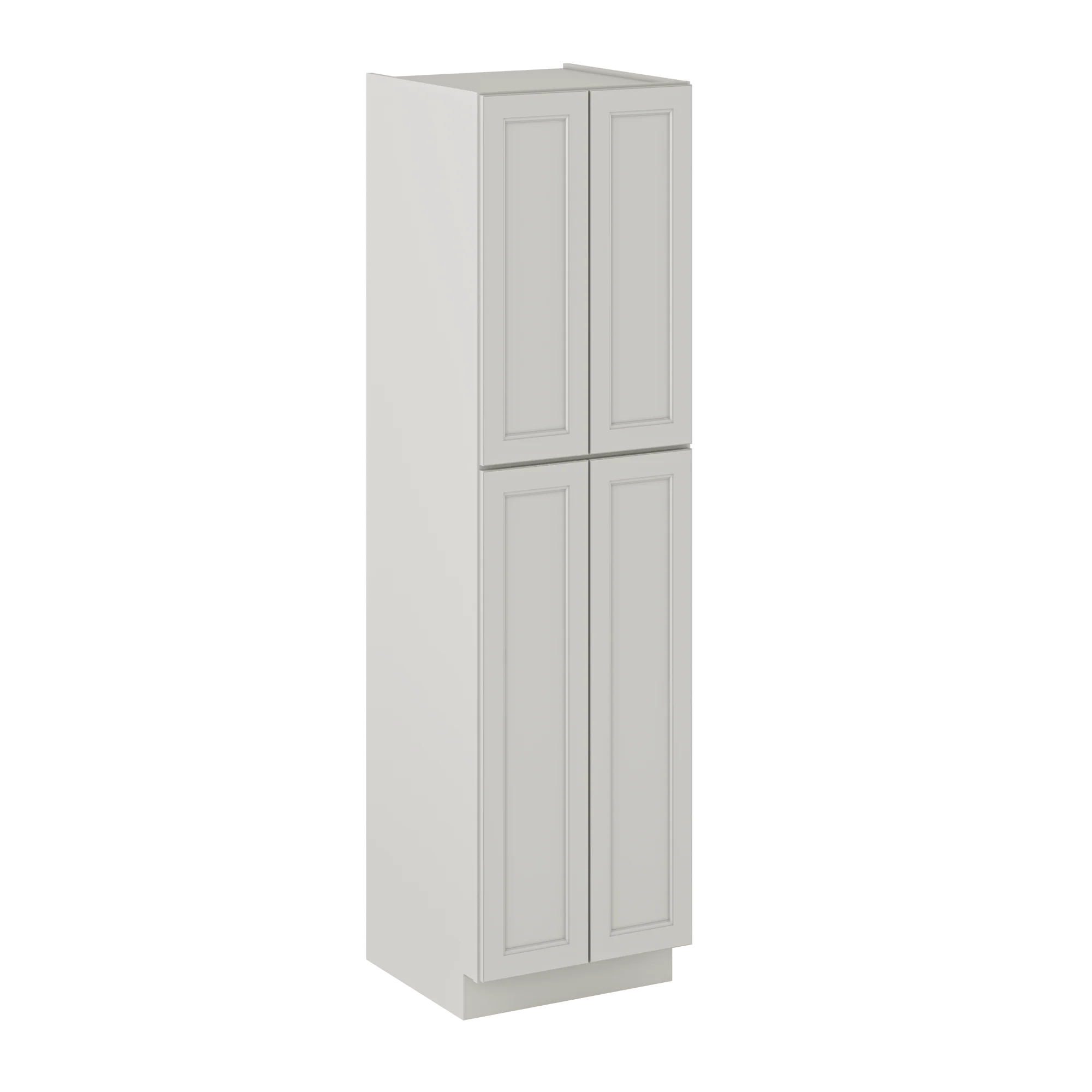 Utility Kitchen Cabinet U2490 Milan Pearl 24 in. width 90 in. height 24 in. depth - Image 2