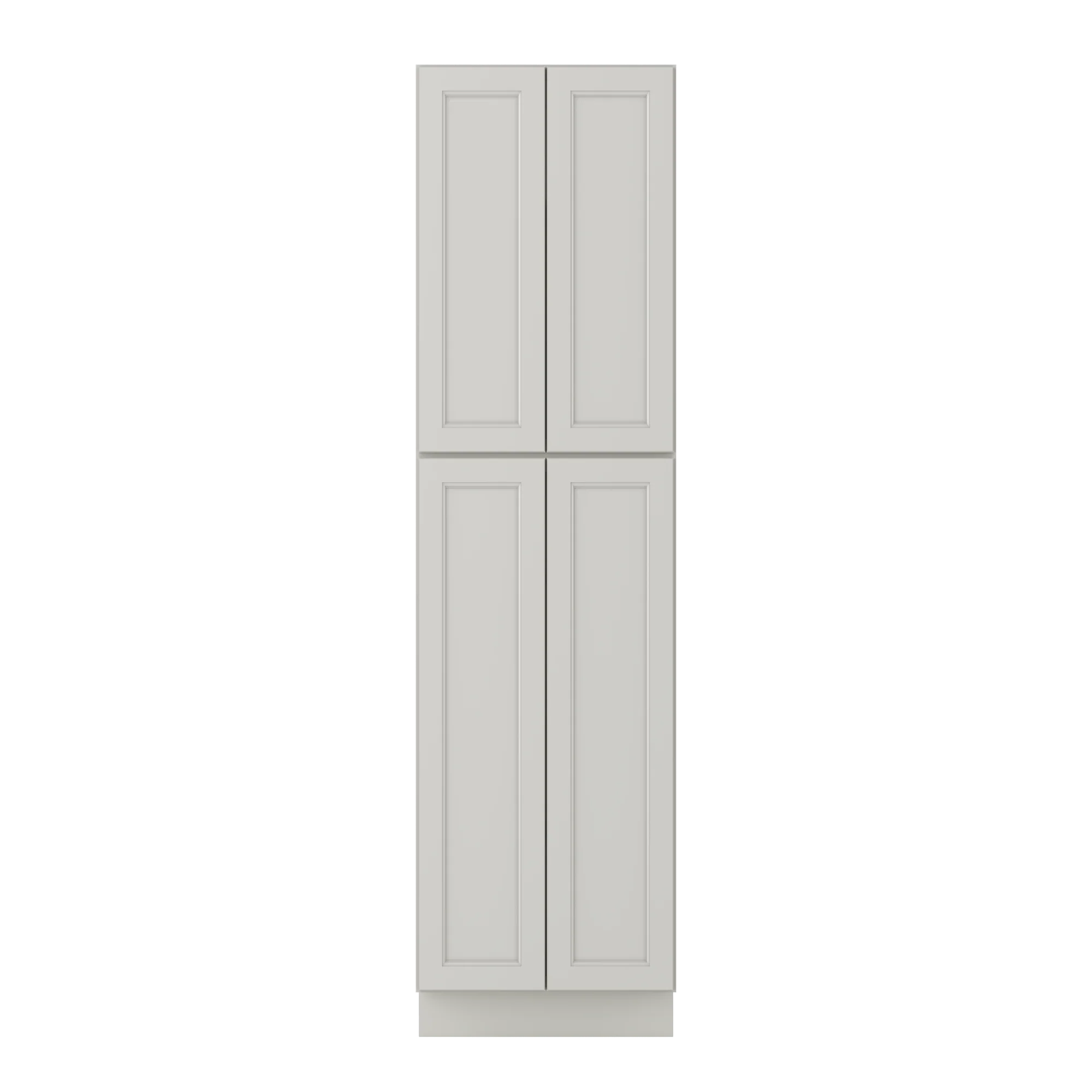 Utility Kitchen Cabinet U2490 Milan Pearl 24 in. width 90 in. height 24 in. depth - Image 3