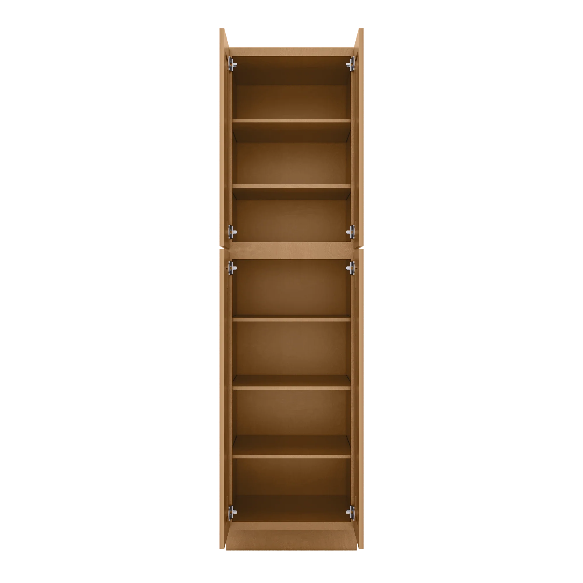 Utility Kitchen Cabinet U2490 Shaker Toffee LessCare 24 in. width 90 in. height 24 in. depth - Image 5