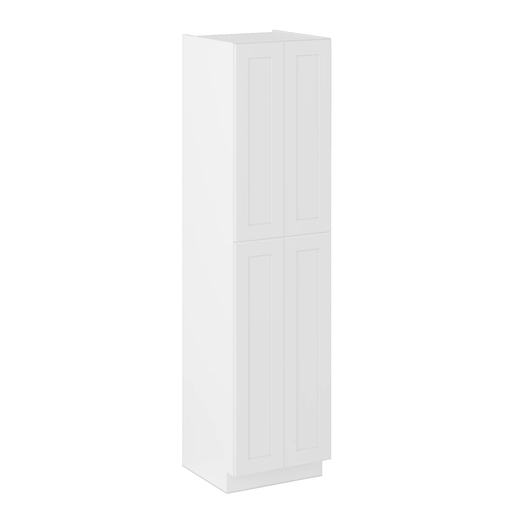 Utility Kitchen Cabinet U2496 Alpina White LessCare 24 in. width 96 in. height 24 in. depth - Image 2