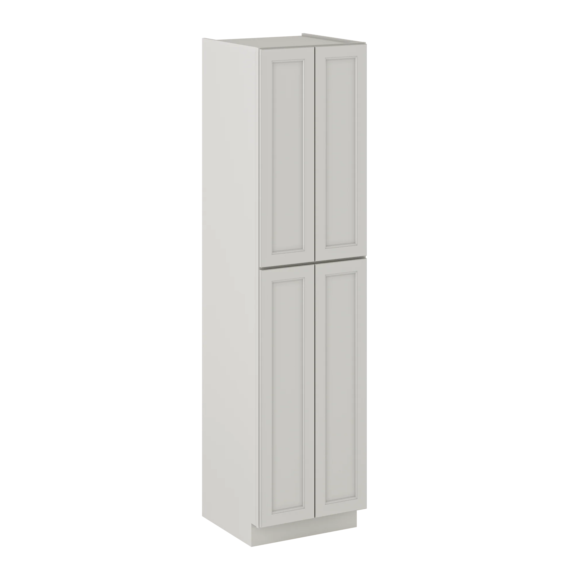 Utility Kitchen Cabinet U2496 Milan Pearl 24 in. width 96 in. height 24 in. depth - Image 2