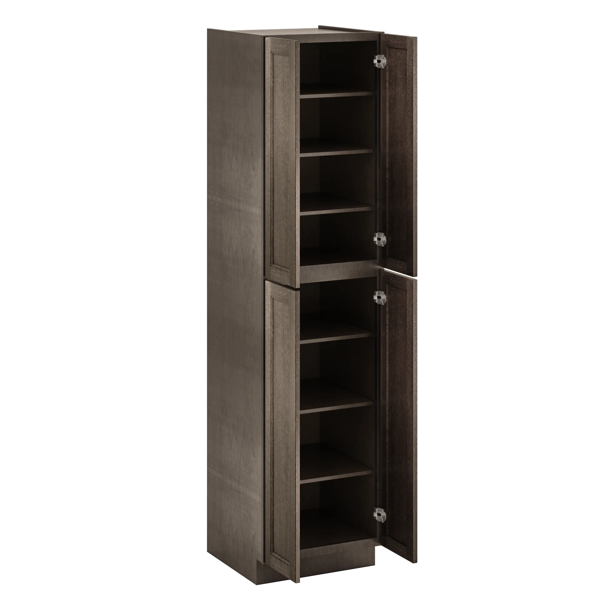 Utility Kitchen Cabinet U2496 Milan Slate 24 in. width 96 in. height 24 in. depth - Image 4