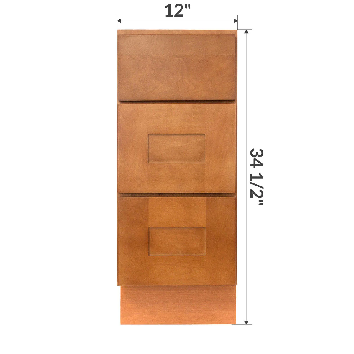 12 in W x 21 in D x 34.5 in H Vanity Sink Base Cabinet - Newport
