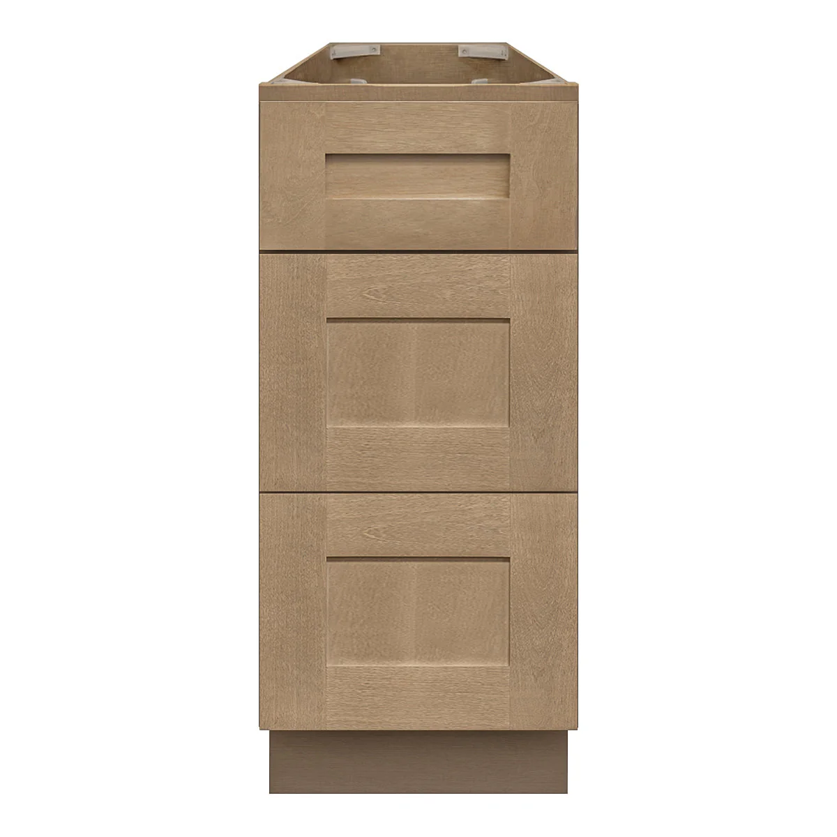 Vanity Drawer Base Cabinet VDB1221345 Shaker Toffee LessCare 12 in. width 34.5 in. height 21 in. depth