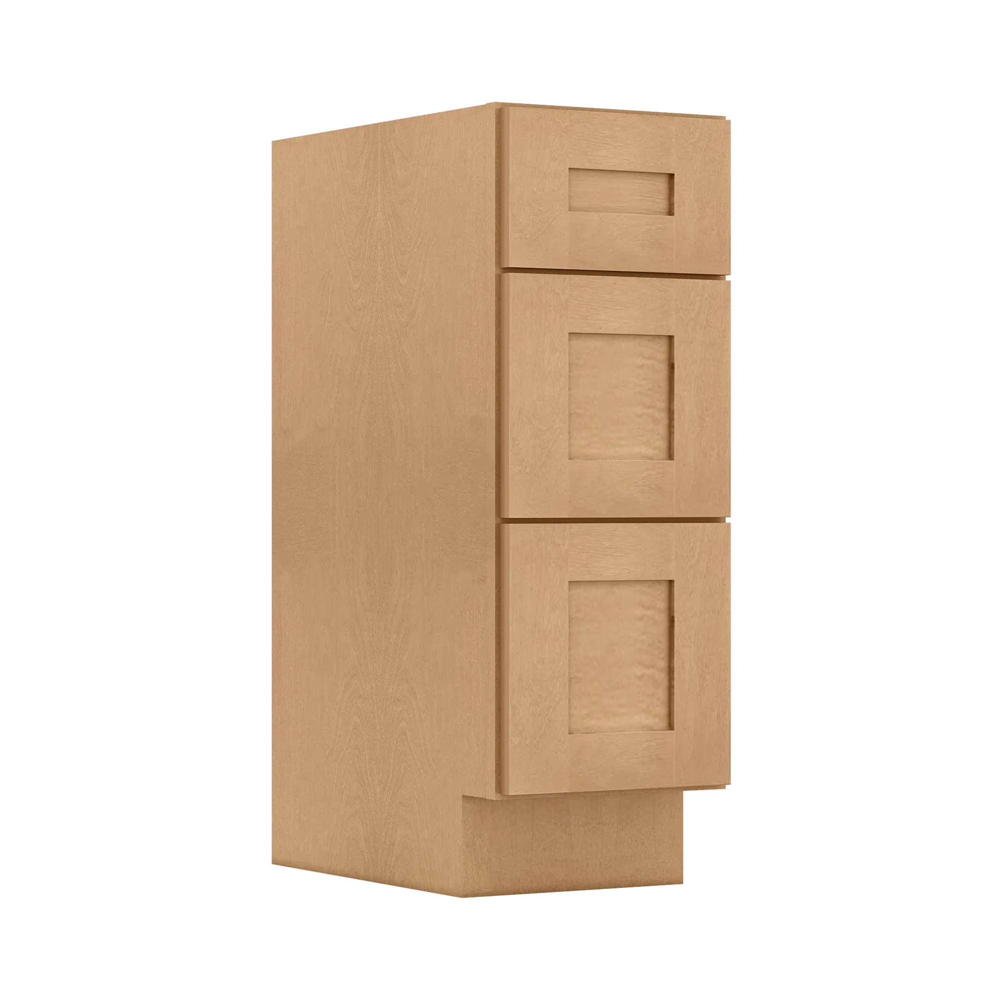 Vanity Drawer Base Cabinet VDB1221345 Shaker Toffee LessCare 12 in. width 34.5 in. height 21 in. depth - Image 3