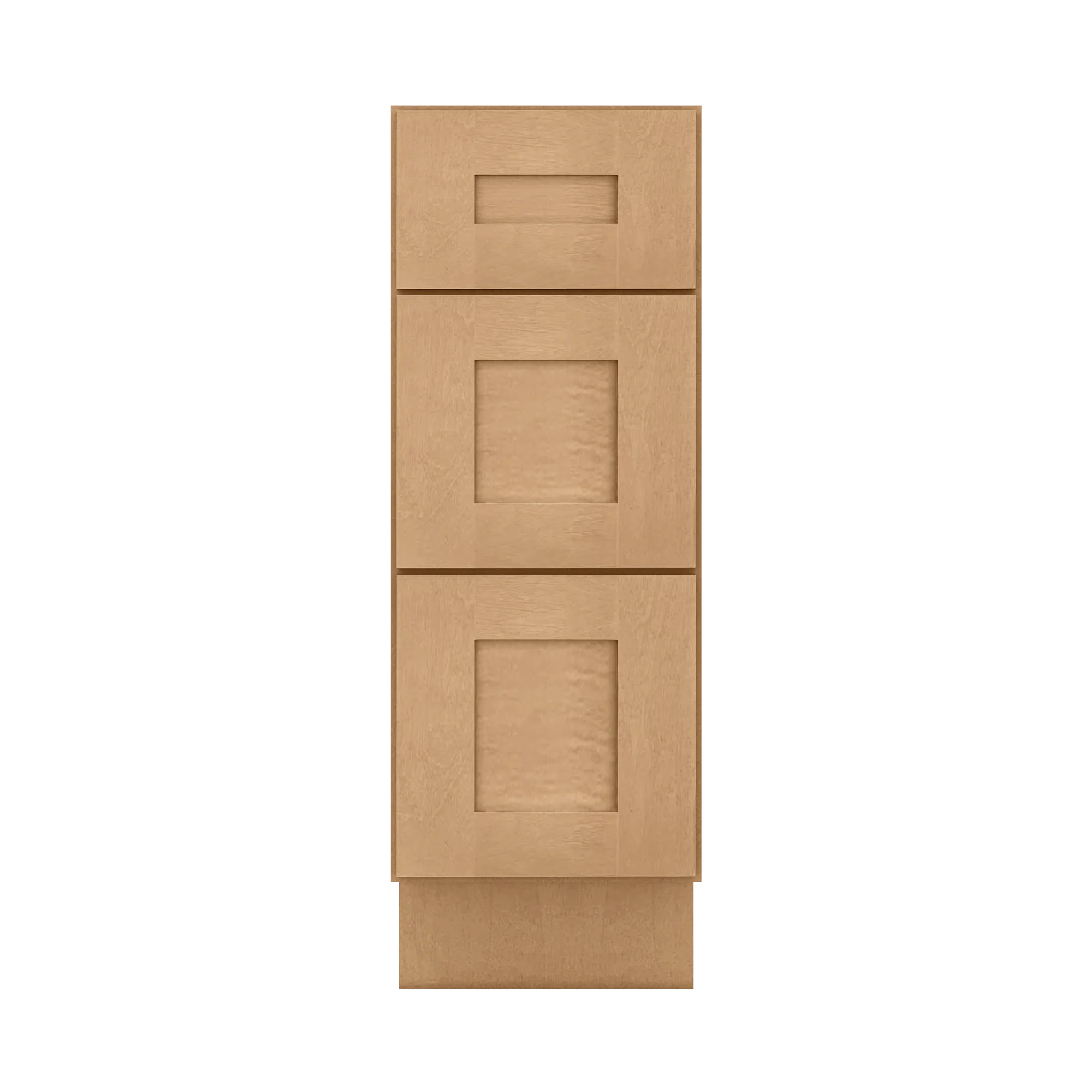Vanity Drawer Base Cabinet VDB1221345 Shaker Toffee LessCare 12 in. width 34.5 in. height 21 in. depth - Image 4