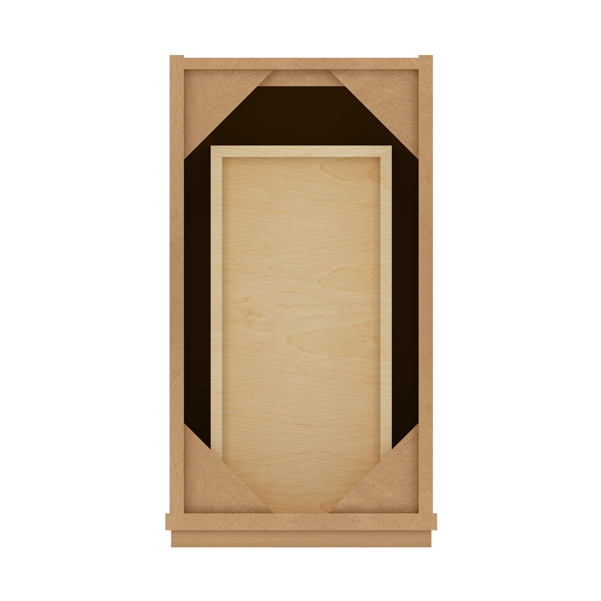 Vanity Drawer Base Cabinet VDB1221345 Shaker Toffee LessCare 12 in. width 34.5 in. height 21 in. depth - Image 7