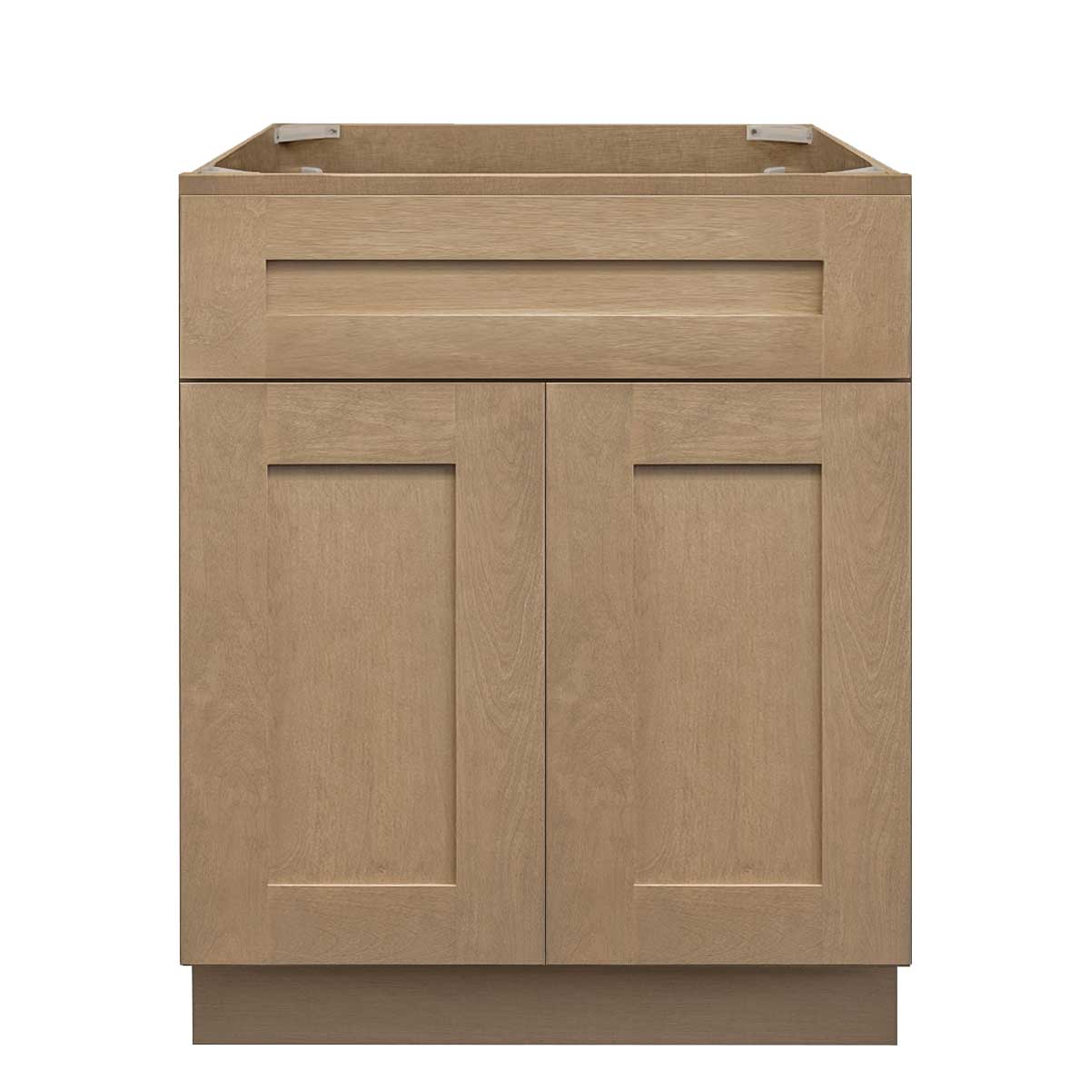 Vanity Sink Base Cabinet 24 in W x 21 in D x 34 1/2 in H - Shaker Toffee - Image 2