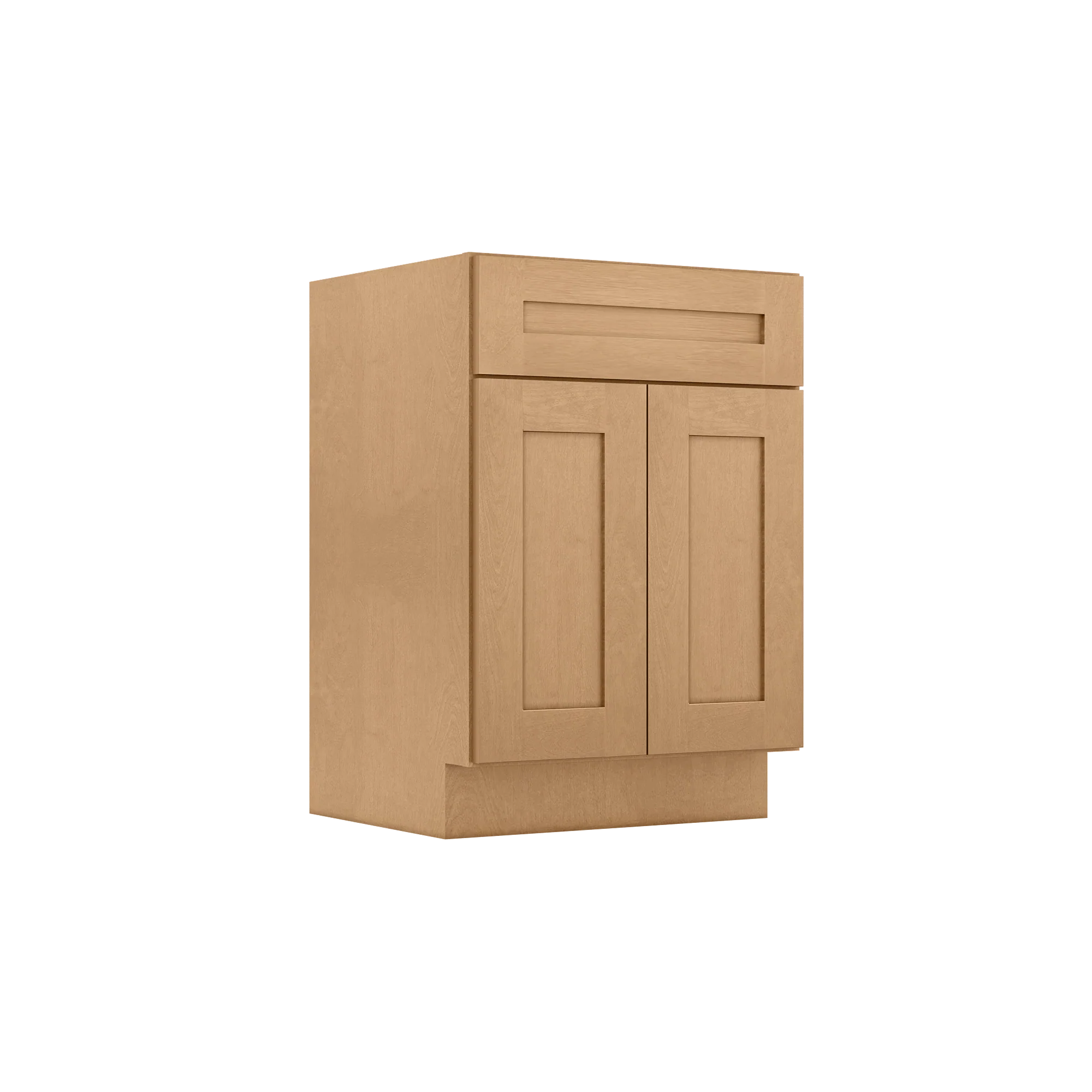 Vanity Sink Base Cabinet 24 in W x 21 in D x 34 1/2 in H - Shaker Toffee - Image 4