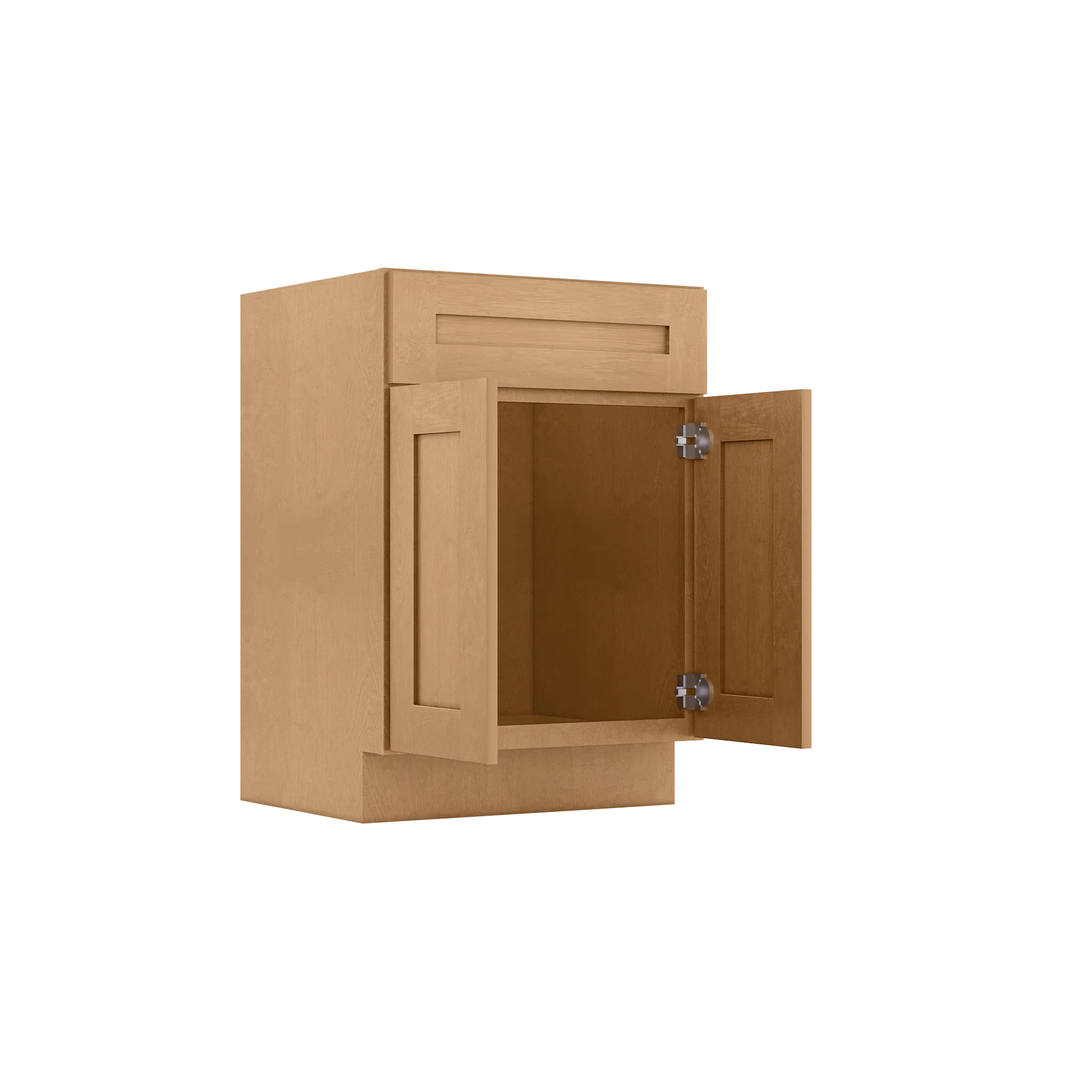 Vanity Sink Base Cabinet 24 in W x 21 in D x 34 1/2 in H - Shaker Toffee - Image 6