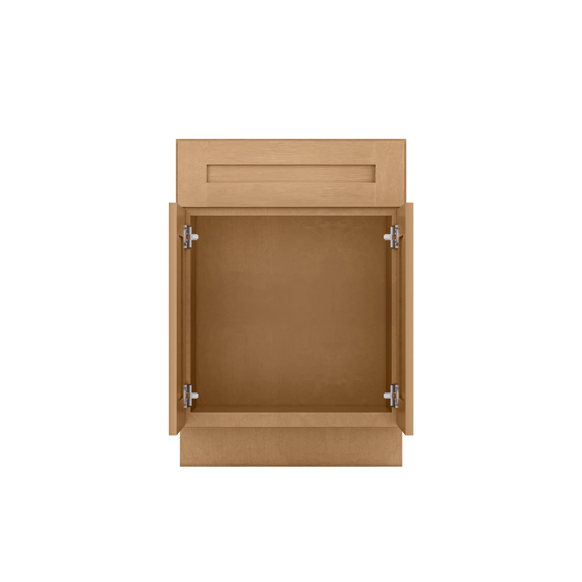 Vanity Sink Base Cabinet 24 in W x 21 in D x 34 1/2 in H - Shaker Toffee - Image 7