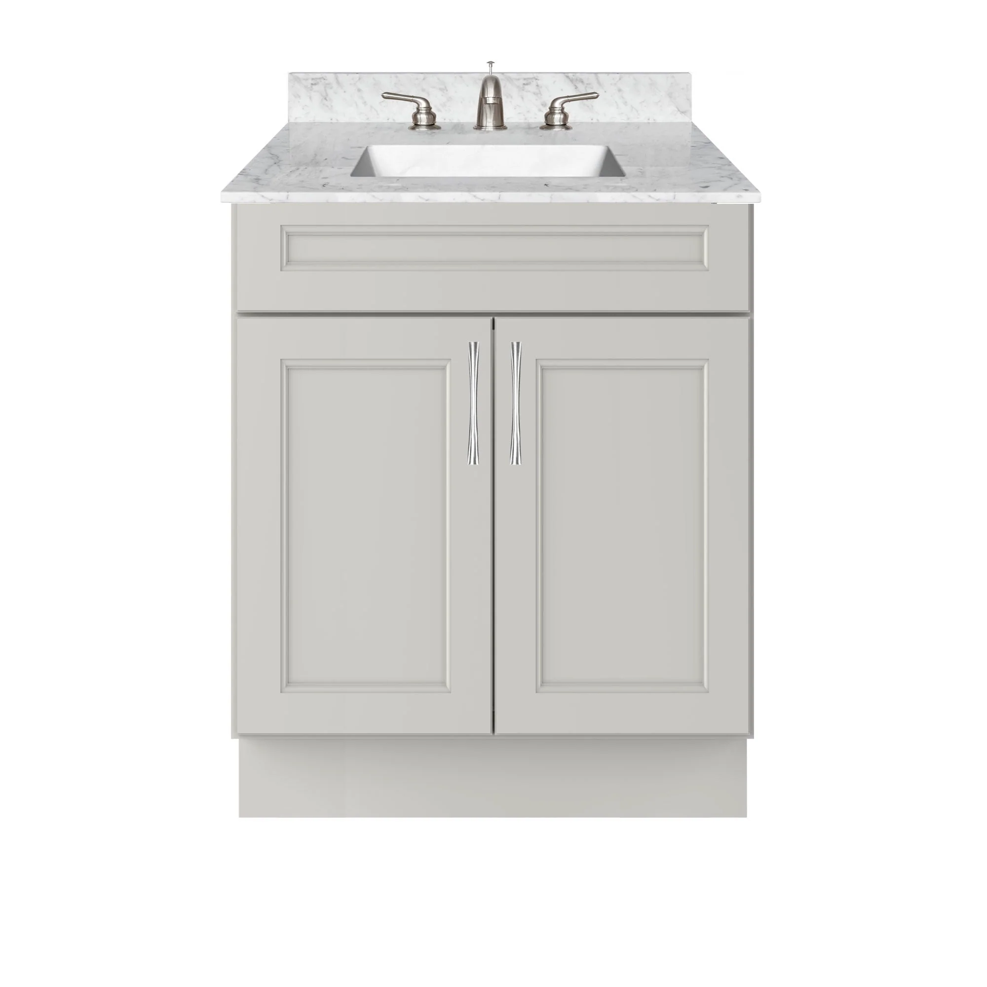 Vanity Sink Base Cabinet 30”W x 21”D x 34 1/2”H - Milan Pearl