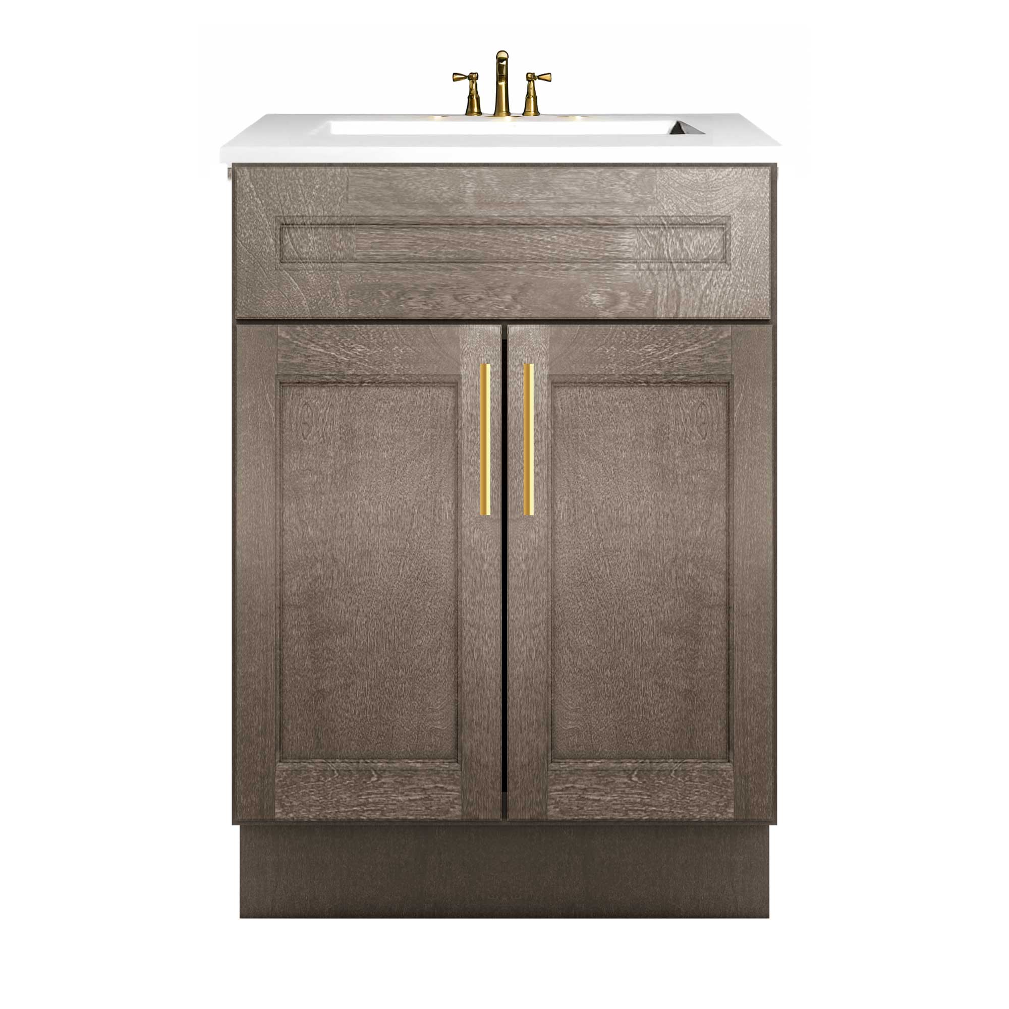 Vanity Sink Base Cabinet 30”W x 21”D x 34 1/2”H - Milan Slate