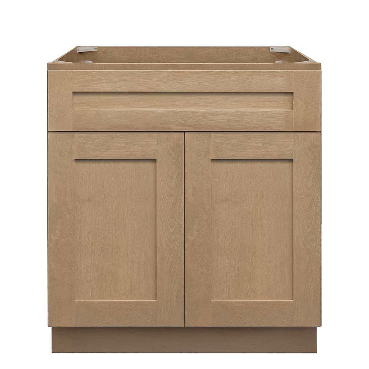Vanity Sink Base Cabinet 30 in W x 21 in D x 34 1/2 in H - Shaker Toffee - Image 2