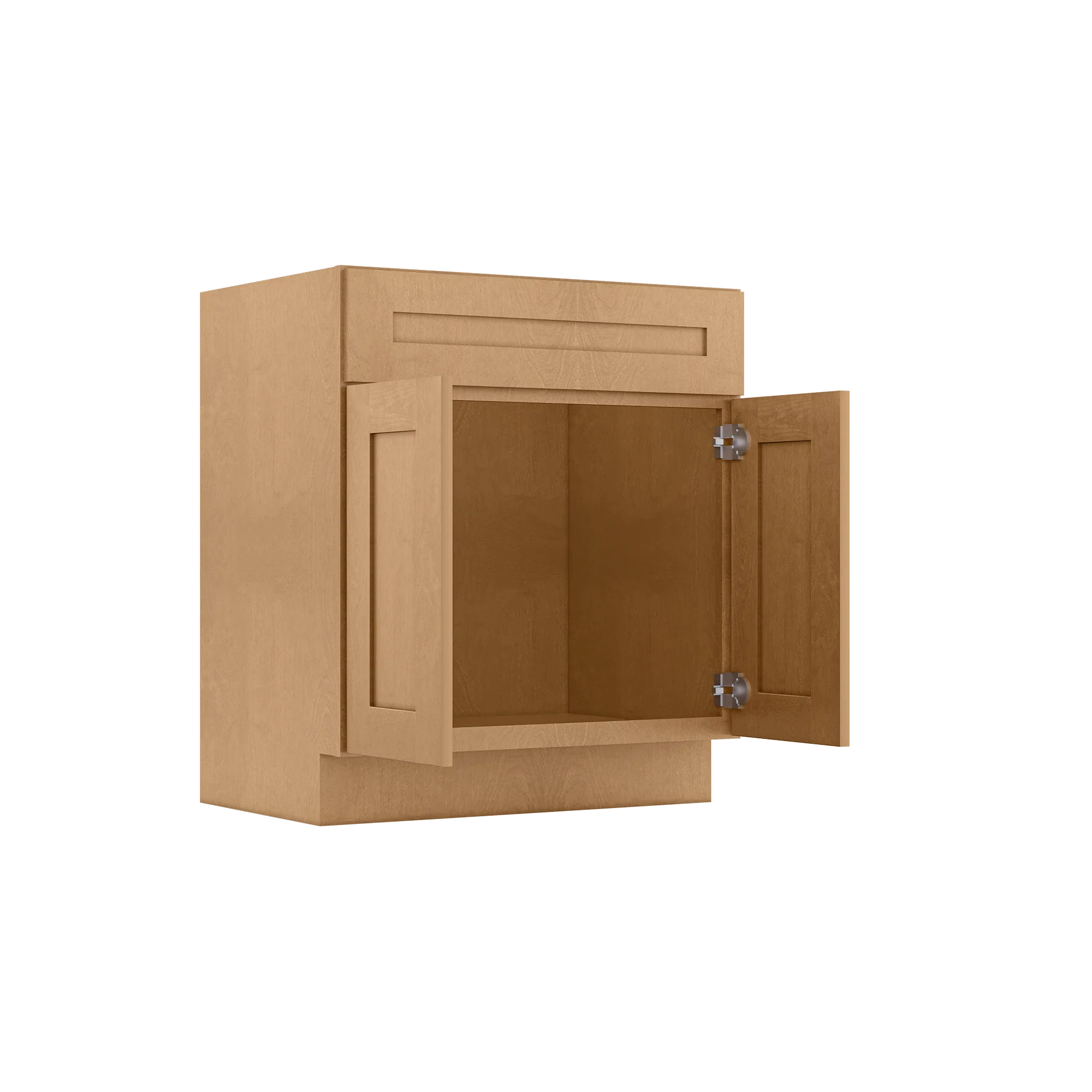 Vanity Sink Base Cabinet 30 in W x 21 in D x 34 1/2 in H - Shaker Toffee - Image 6