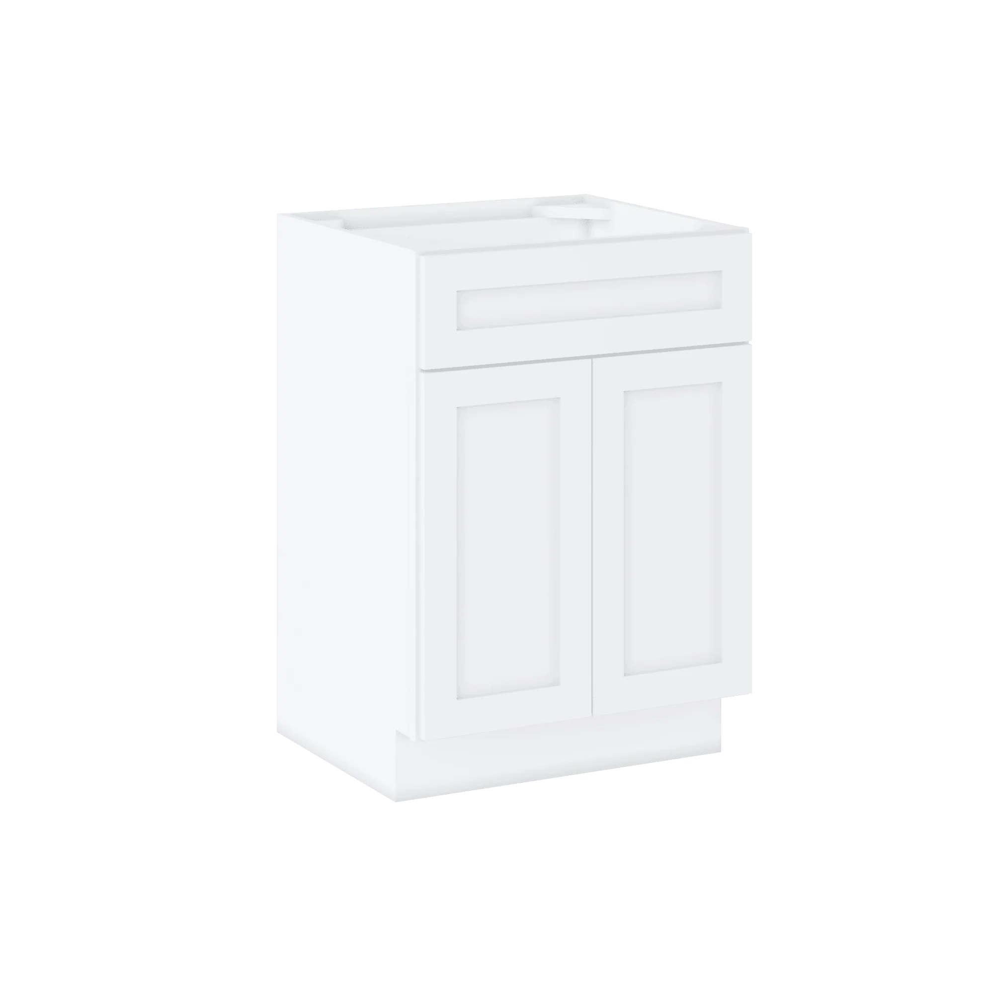 24 W x 21 D x 34.5 H Vanity Sink Base Cabinet - Alpina White - Image 4