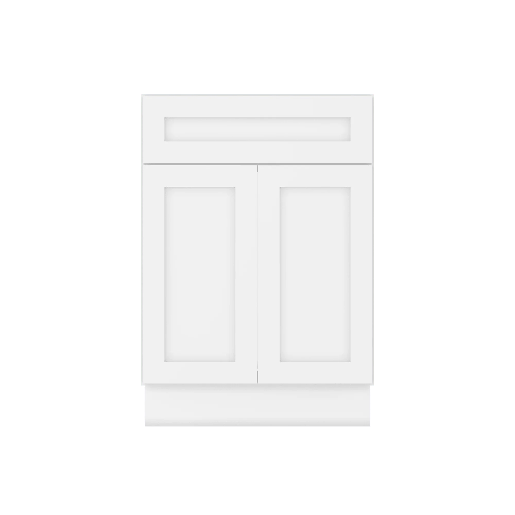 24 W x 21 D x 34.5 H Vanity Sink Base Cabinet - Alpina White - Image 5