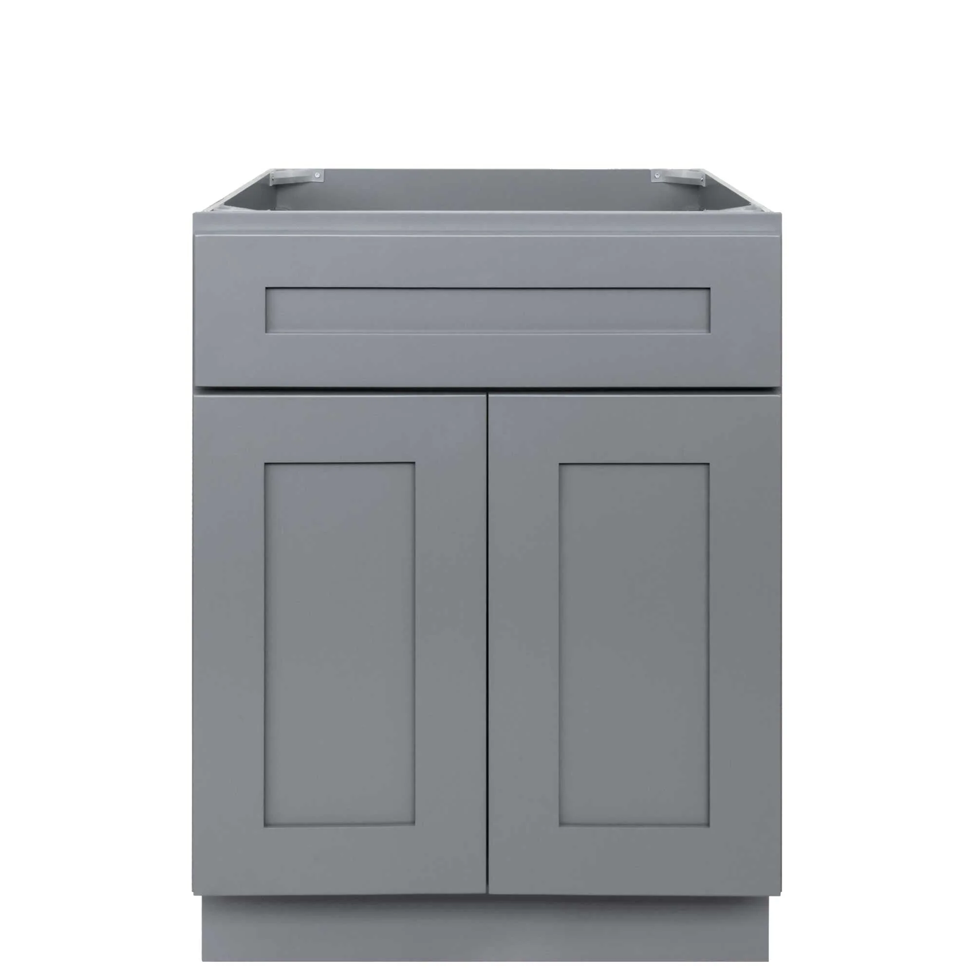 24 W x 21 D x 34.5 H Vanity Sink Base Cabinet - Colonial Gray - Image 2