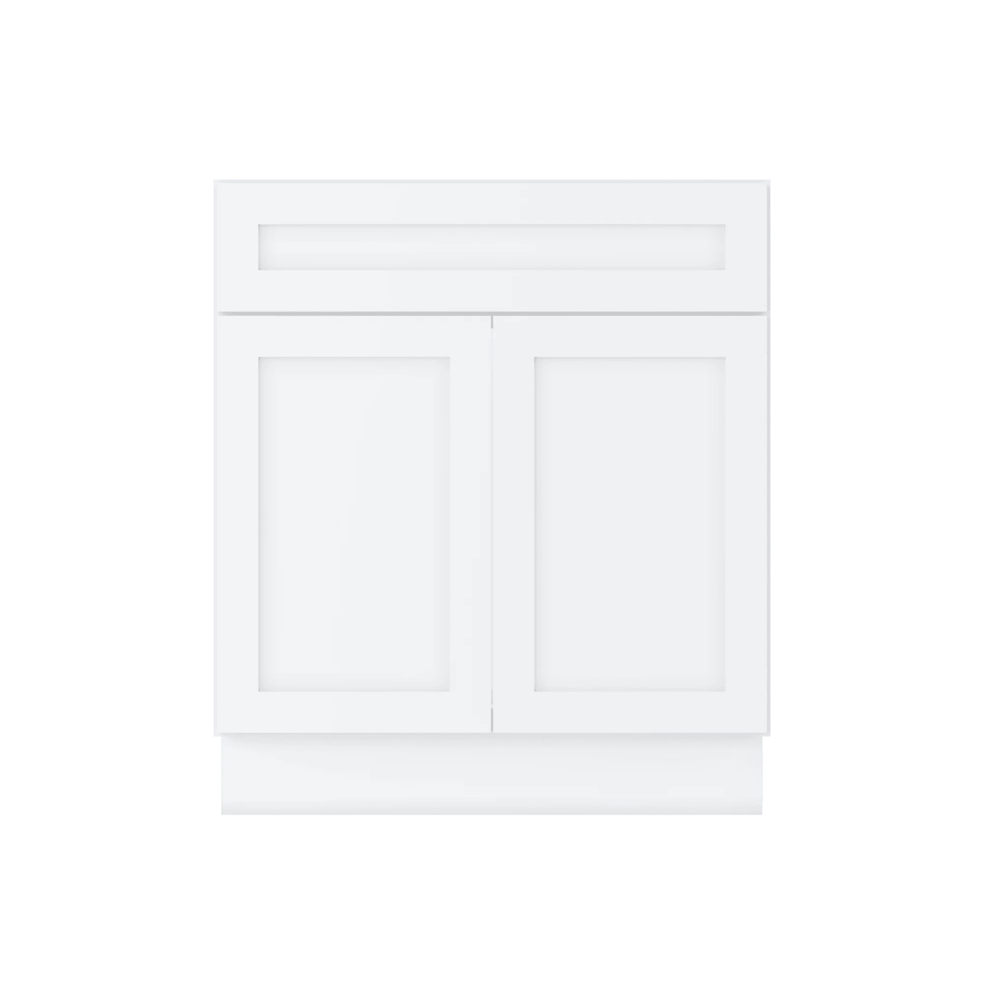30 W x 21 D x 34.5 H Vanity Sink Base Cabinet - Alpina White - Image 5