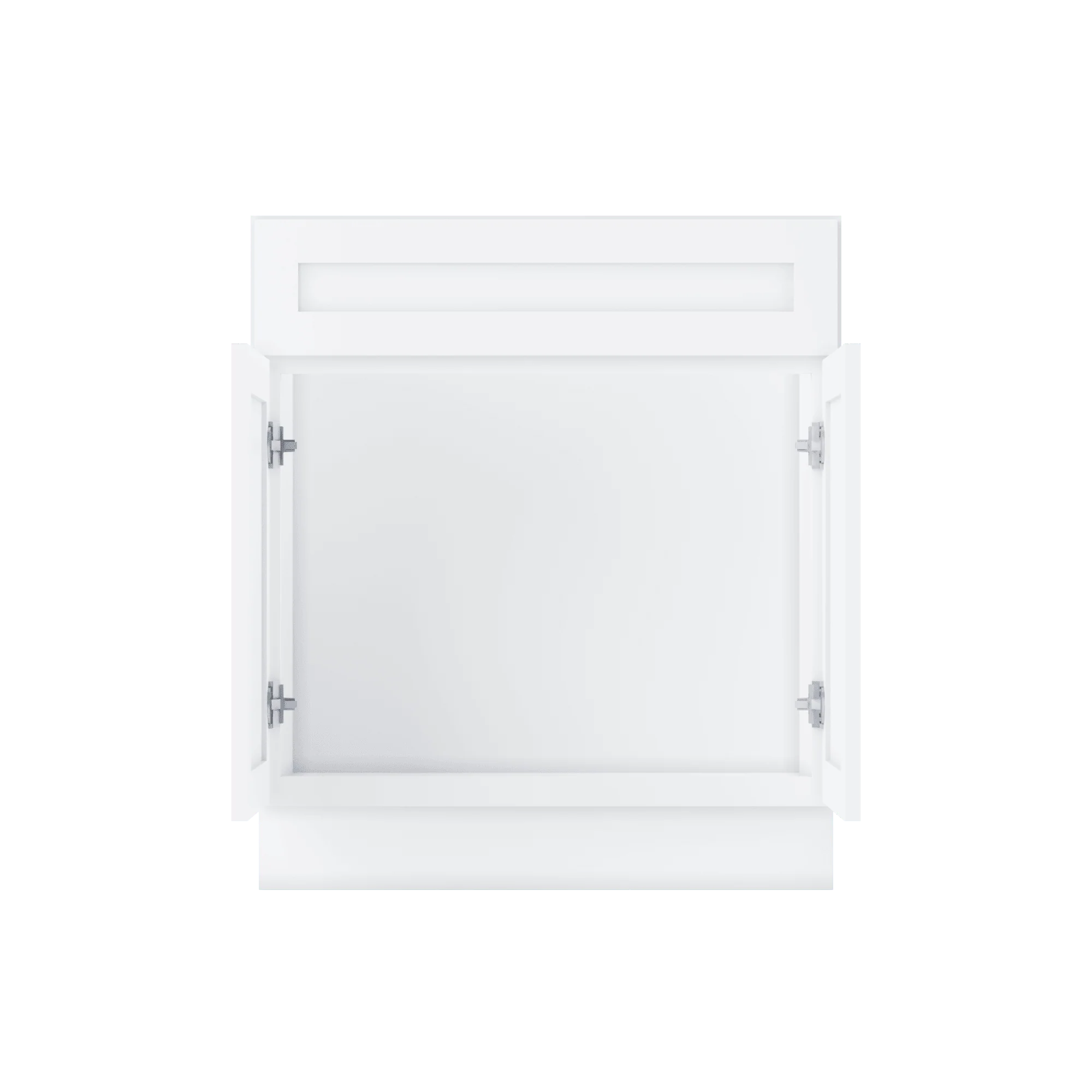 30 W x 21 D x 34.5 H Vanity Sink Base Cabinet - Alpina White - Image 7