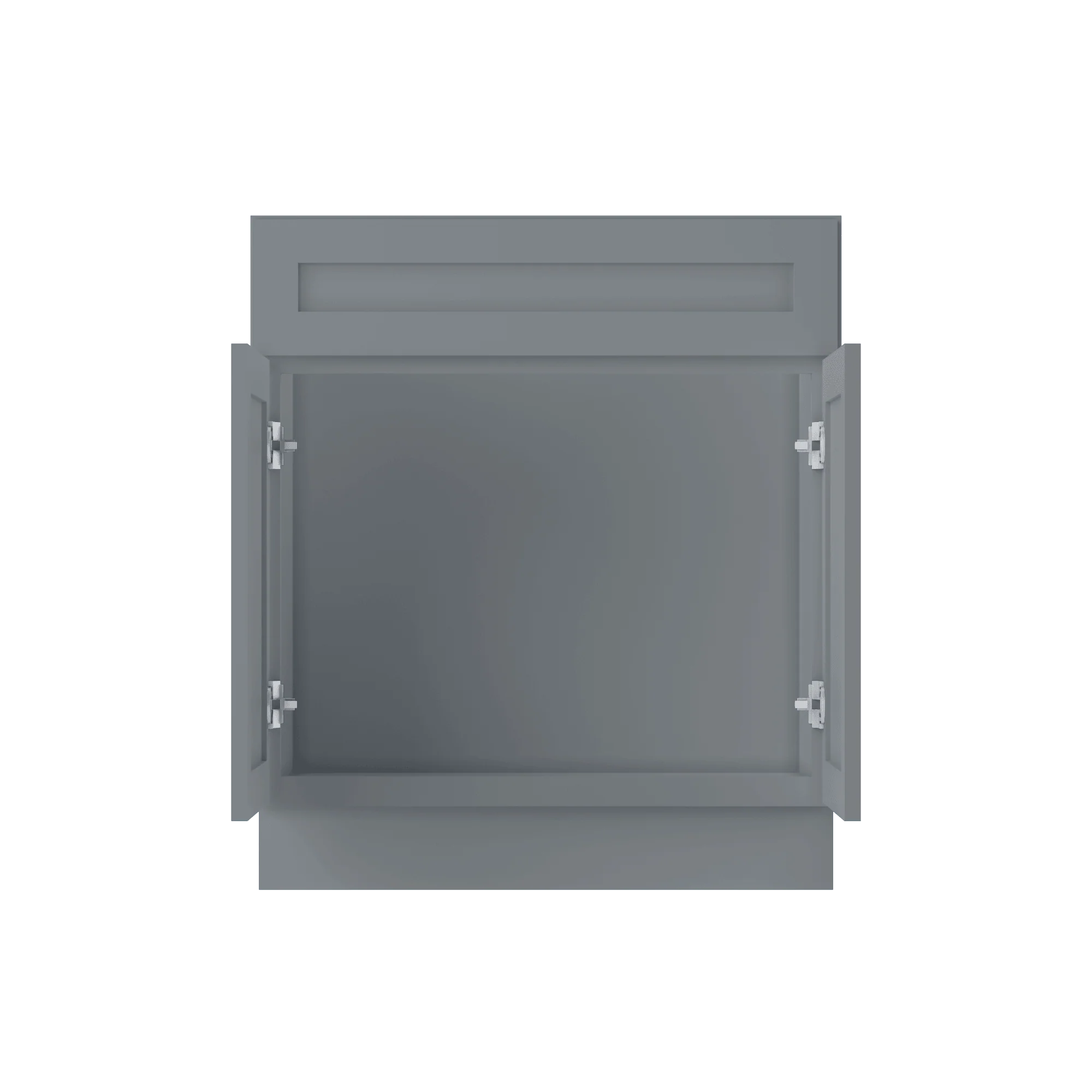 30 W x 21 D x 34.5 H Vanity Sink Base Cabinet - Colonial Gray - Image 7