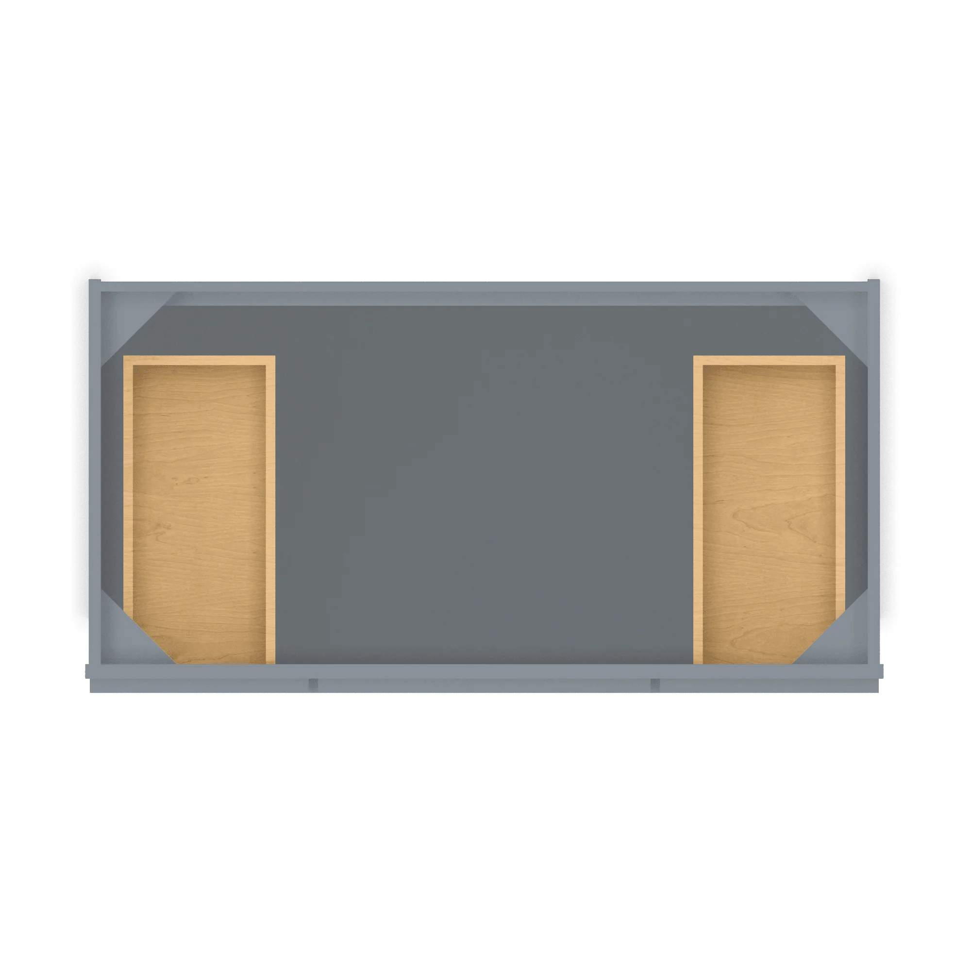 42 W x 21 D x 34.5 H Vanity Sink Base Cabinet - Colonial Gray - Image 8