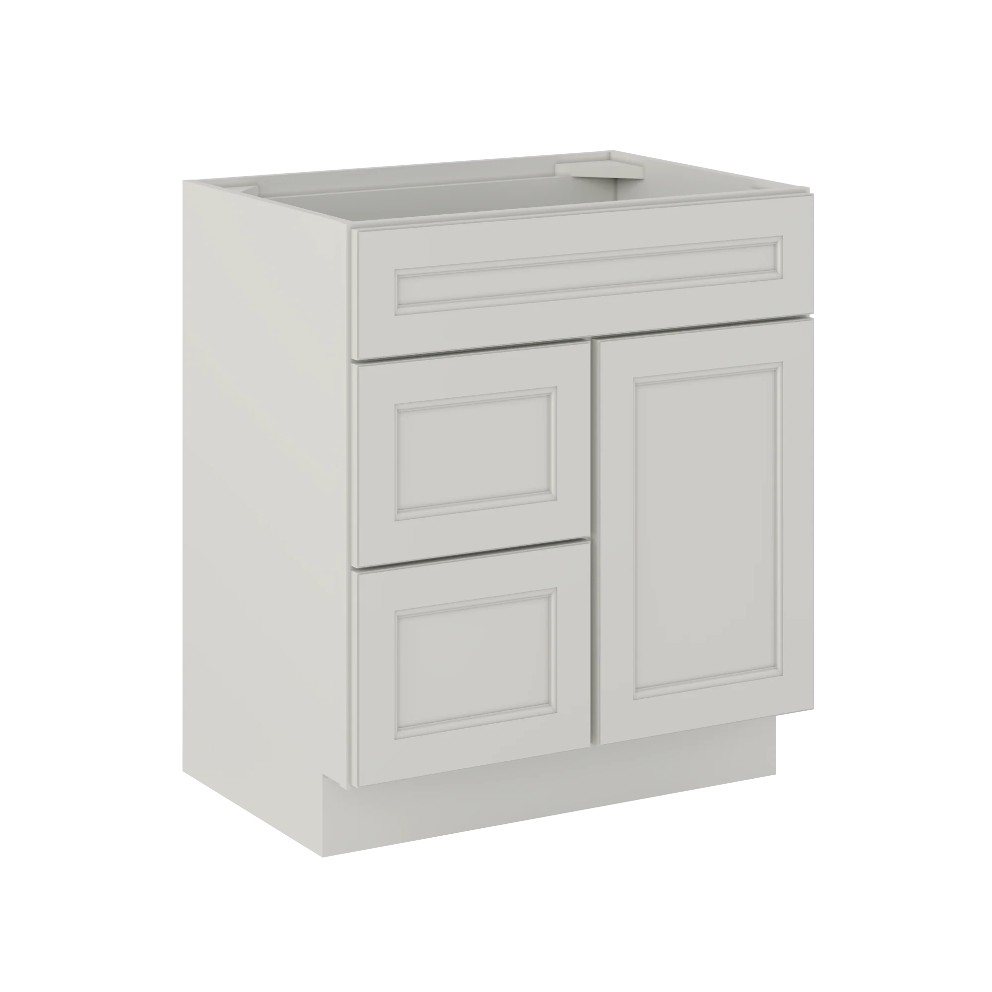 Vanity Sink Base Cabinet with Left Drawers 30 W x 21 D x 34 H - Milan Pearl - Image 4
