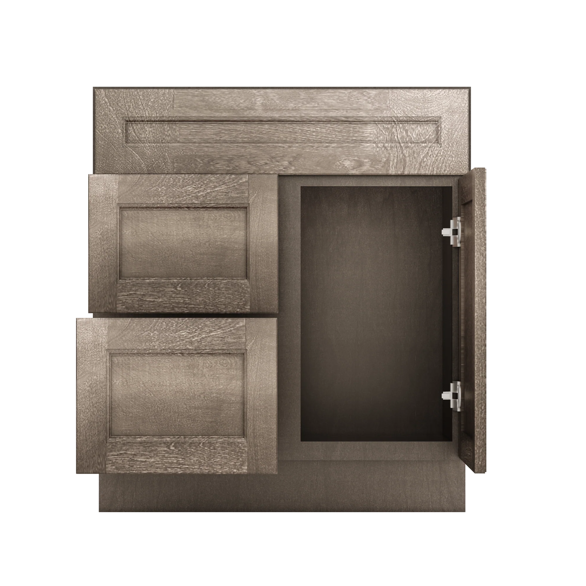 Vanity Sink Base Cabinet with Left Drawers 30 W x 21 D x 34 H - Milan Slate - Image 6