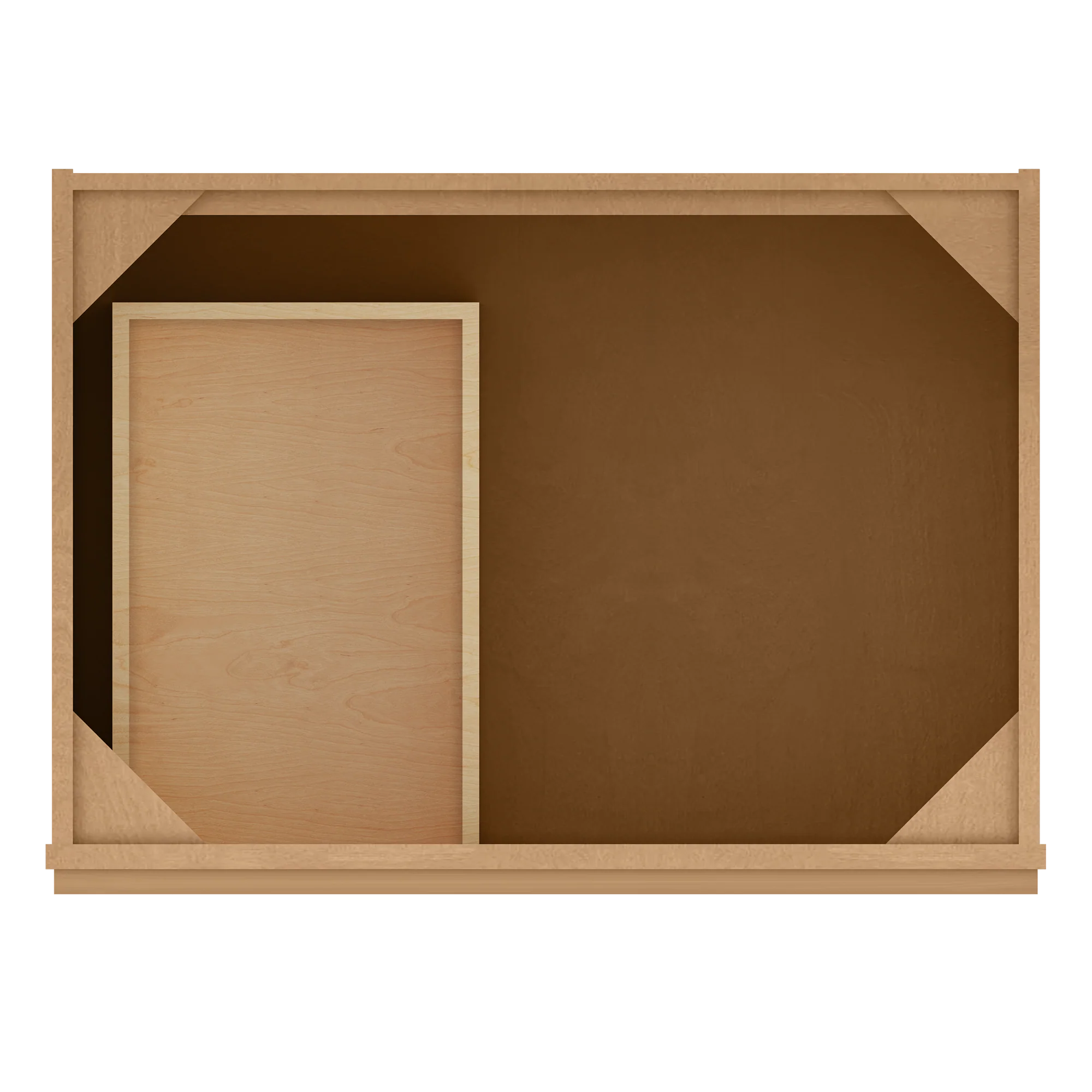 Vanity Sink Base Cabinet with Left Drawers 30 Inch Wide x 21 Inch Deep x 34 1/2 Inch High Shaker Toffee Series - Image 8