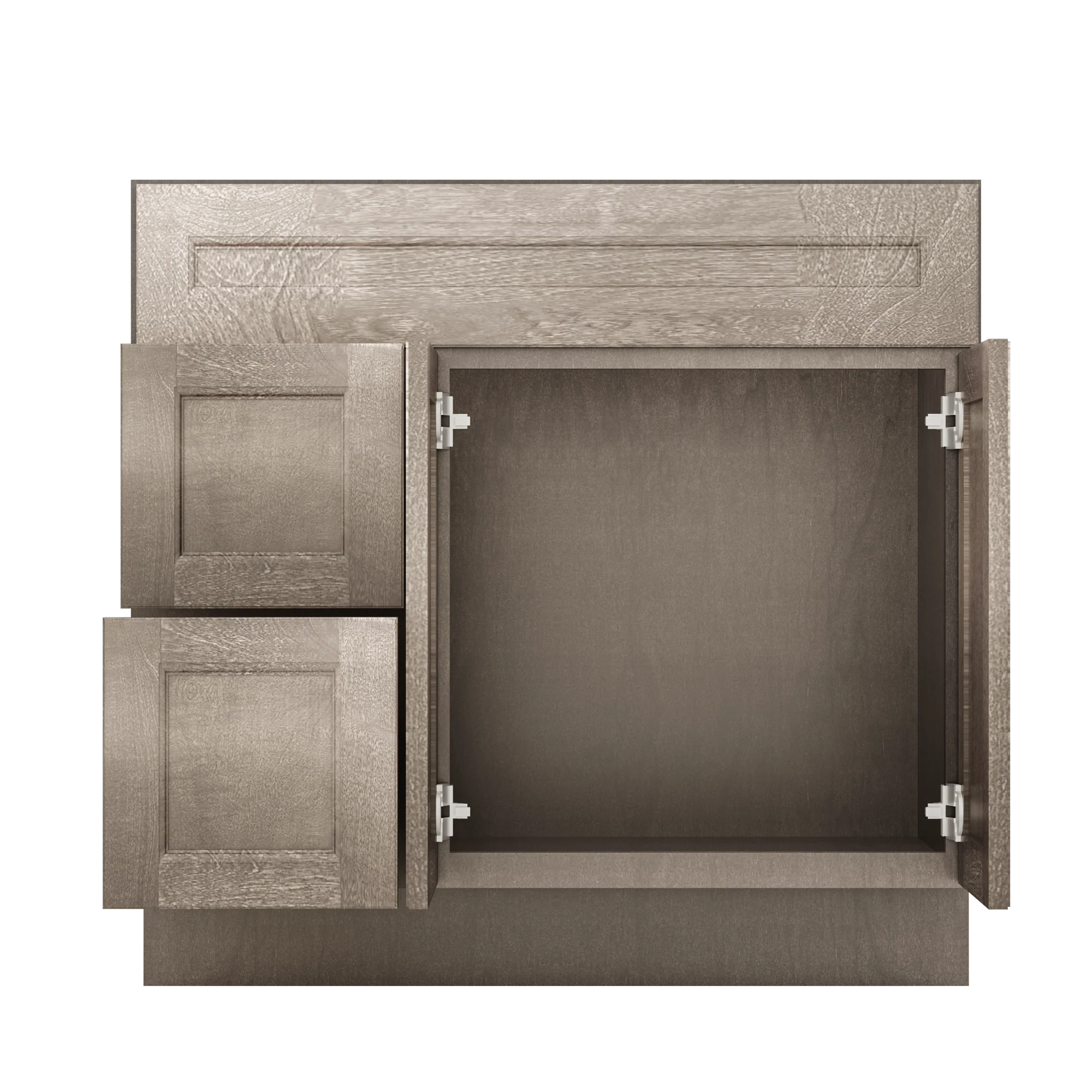 Vanity Sink Base Cabinet with Left Drawers 36 W x 21 D x 34 H - Milan Slate - Image 6