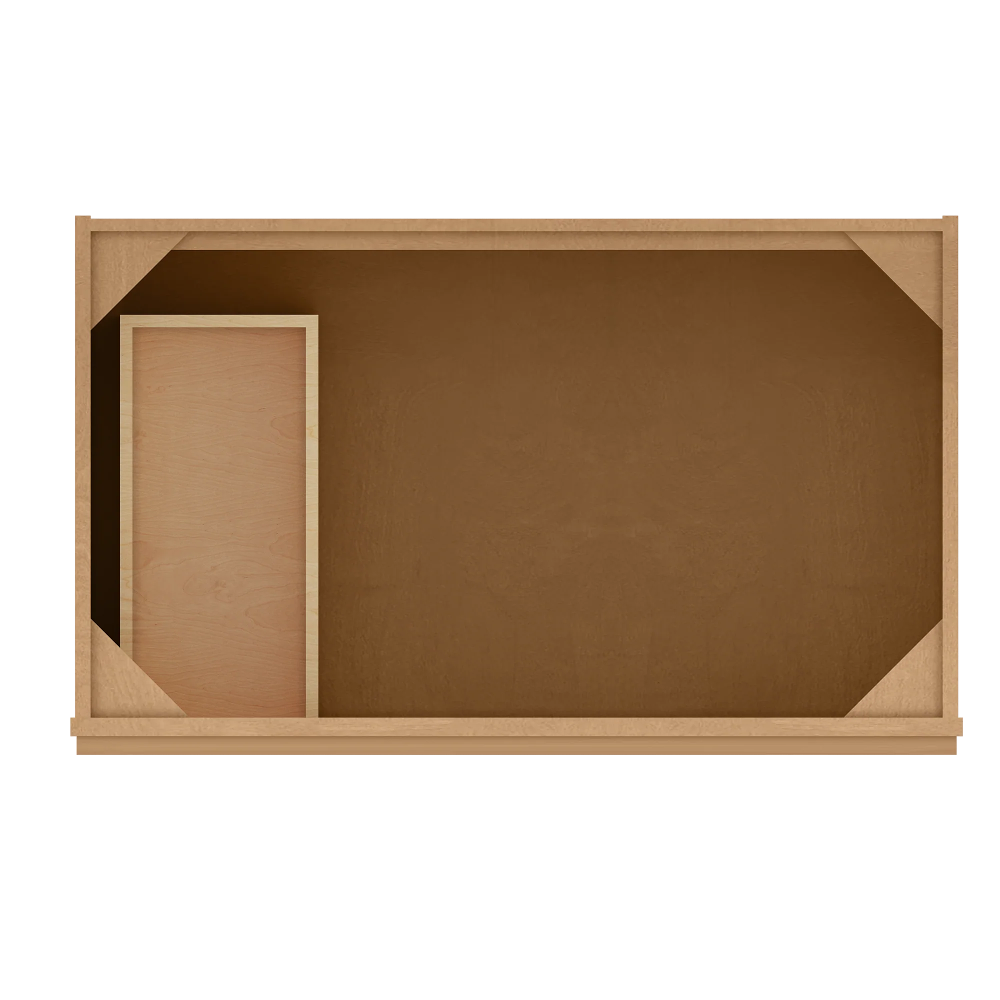 Vanity Sink Base Cabinet with Left Drawers 36 Inch Wide x 21 Inch Deep x 34 1/2 Inch High Shaker Toffee Series - Image 8