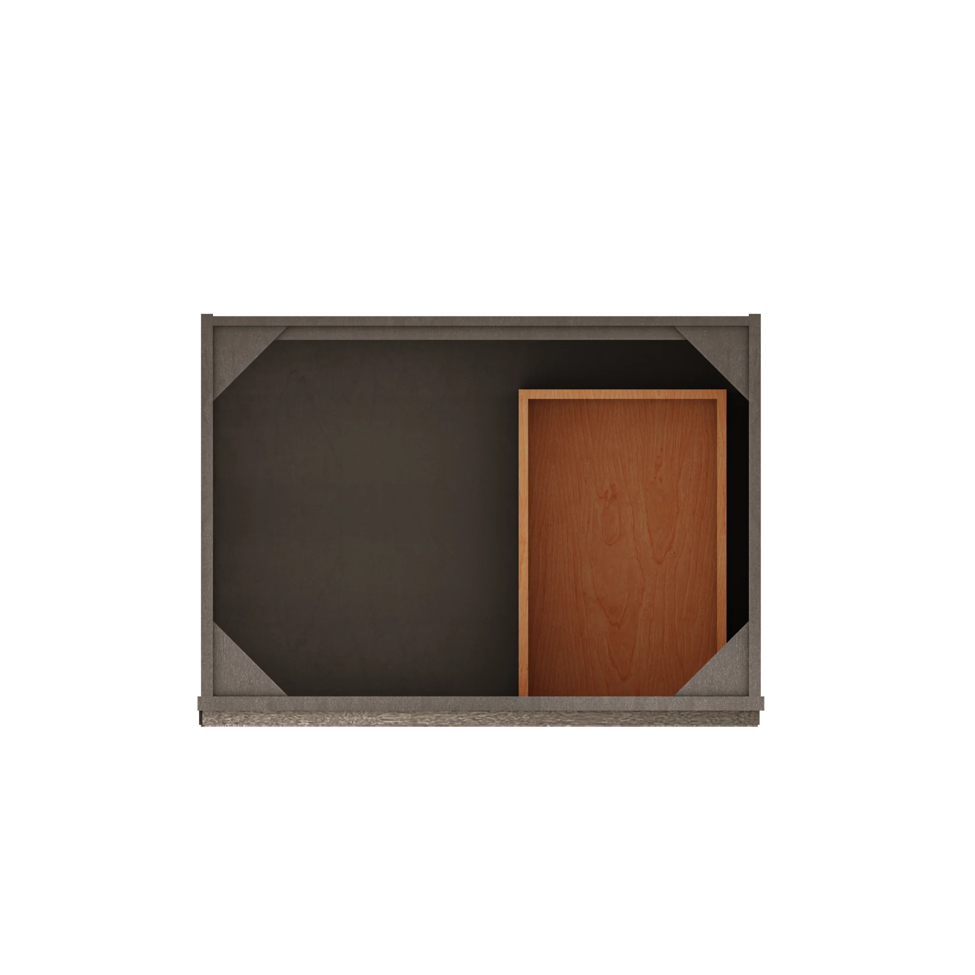 Vanity Sink Base Cabinet with Right Drawers 30 W x 21 D x 34 H - Milan Slate - Image 7