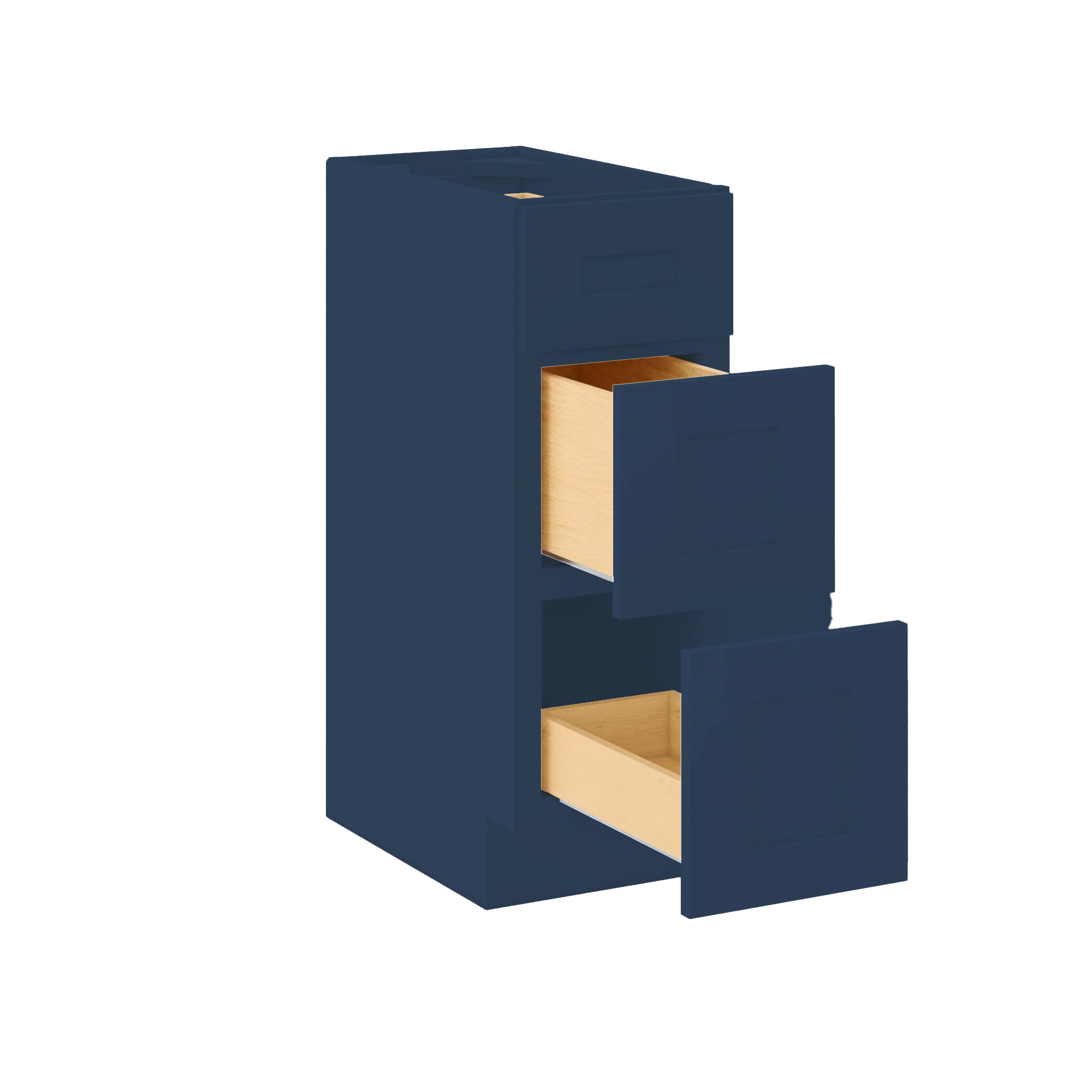 Vanity Drawer Base Cabinet VDB1221345 Danbury Blue LessCare 12 in. width 34.5 in. height 21 in. depth - Image 4