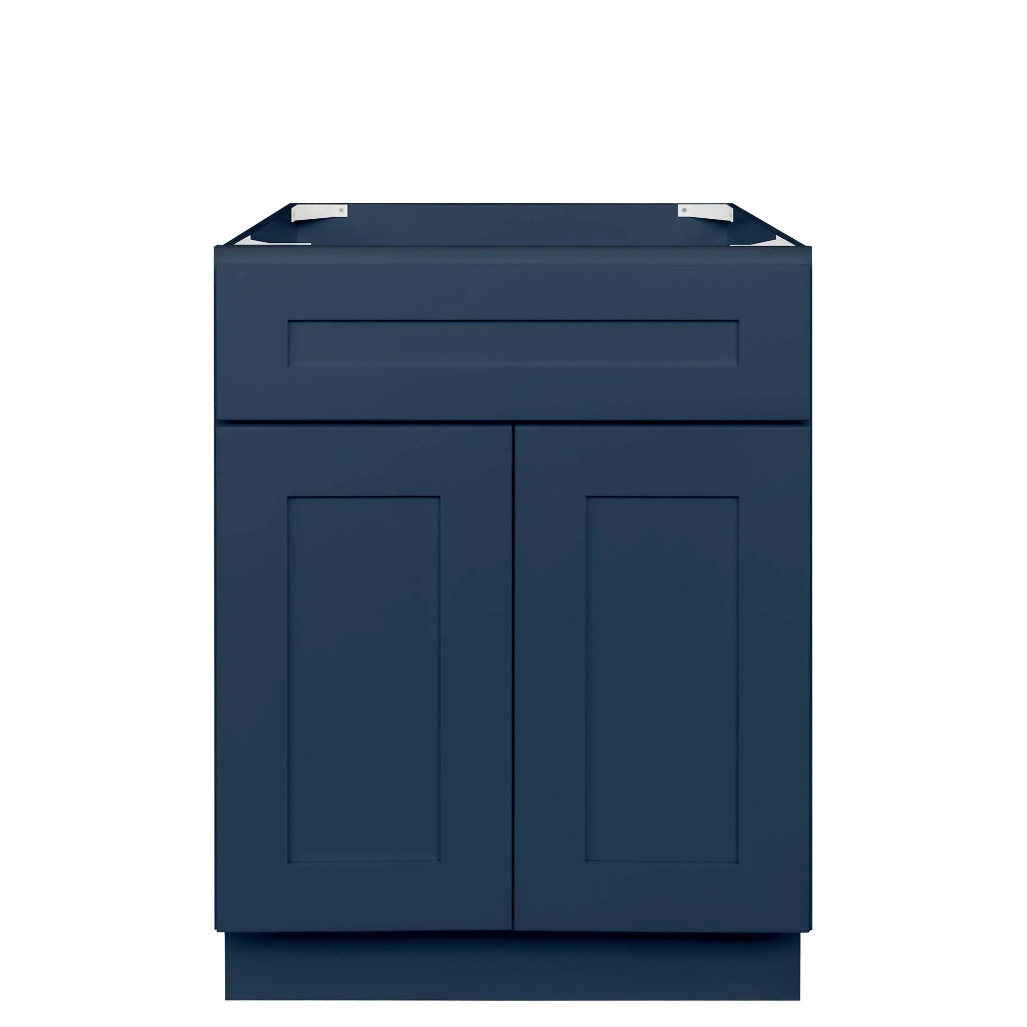 24 in. W x 34.5 in. H x 21 in. D Vanity Sink Base Cabinet VSB2421345 Danbury Blue LessCare - Image 2