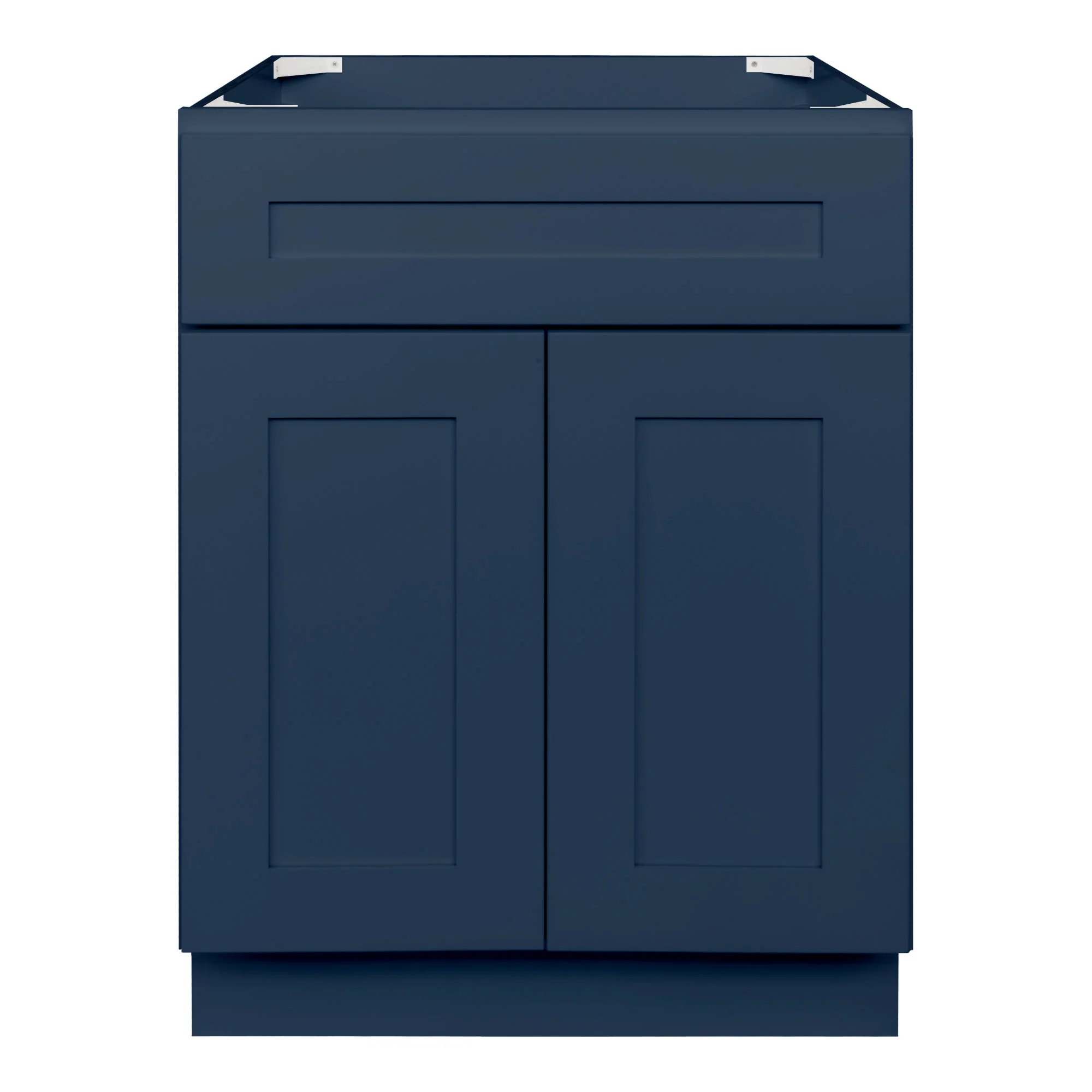 24 in. W x 34.5 in. H x 21 in. D Vanity Sink Base Cabinet VSB2421345 Danbury Blue LessCare - Image 4