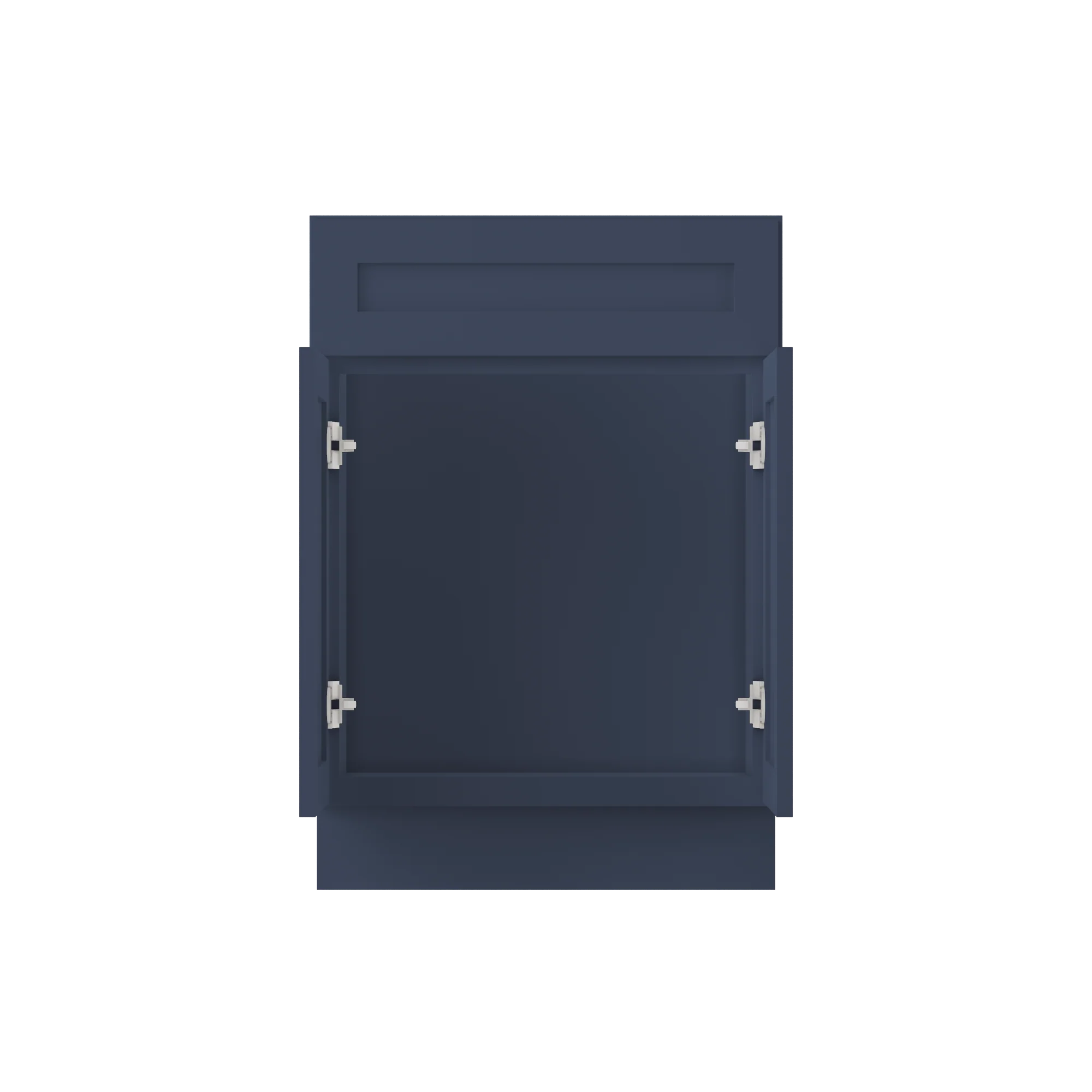 24 in. W x 34.5 in. H x 21 in. D Vanity Sink Base Cabinet VSB2421345 Danbury Blue LessCare - Image 6