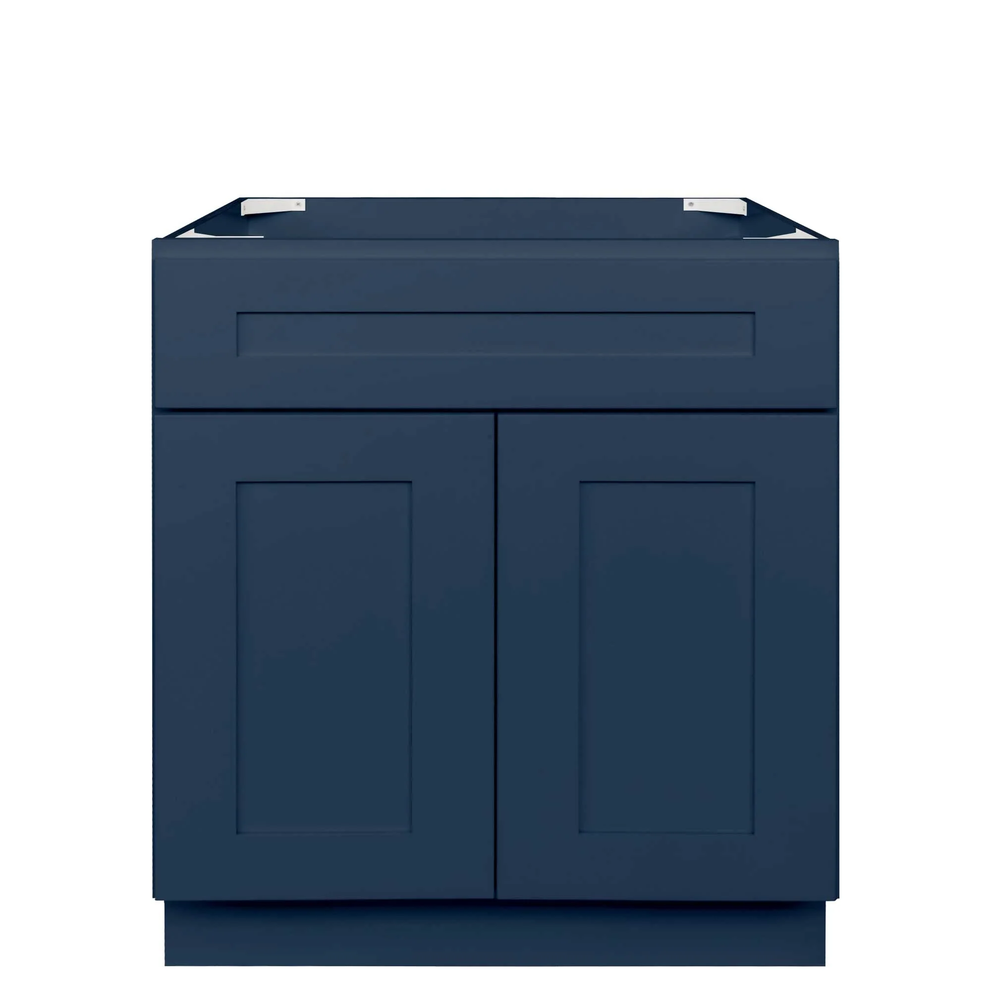 Vanity Sink Base Cabinet VSB3021345 Danbury Blue LessCare 30 in. width 34.5 in. height 21 in. depth - Image 2