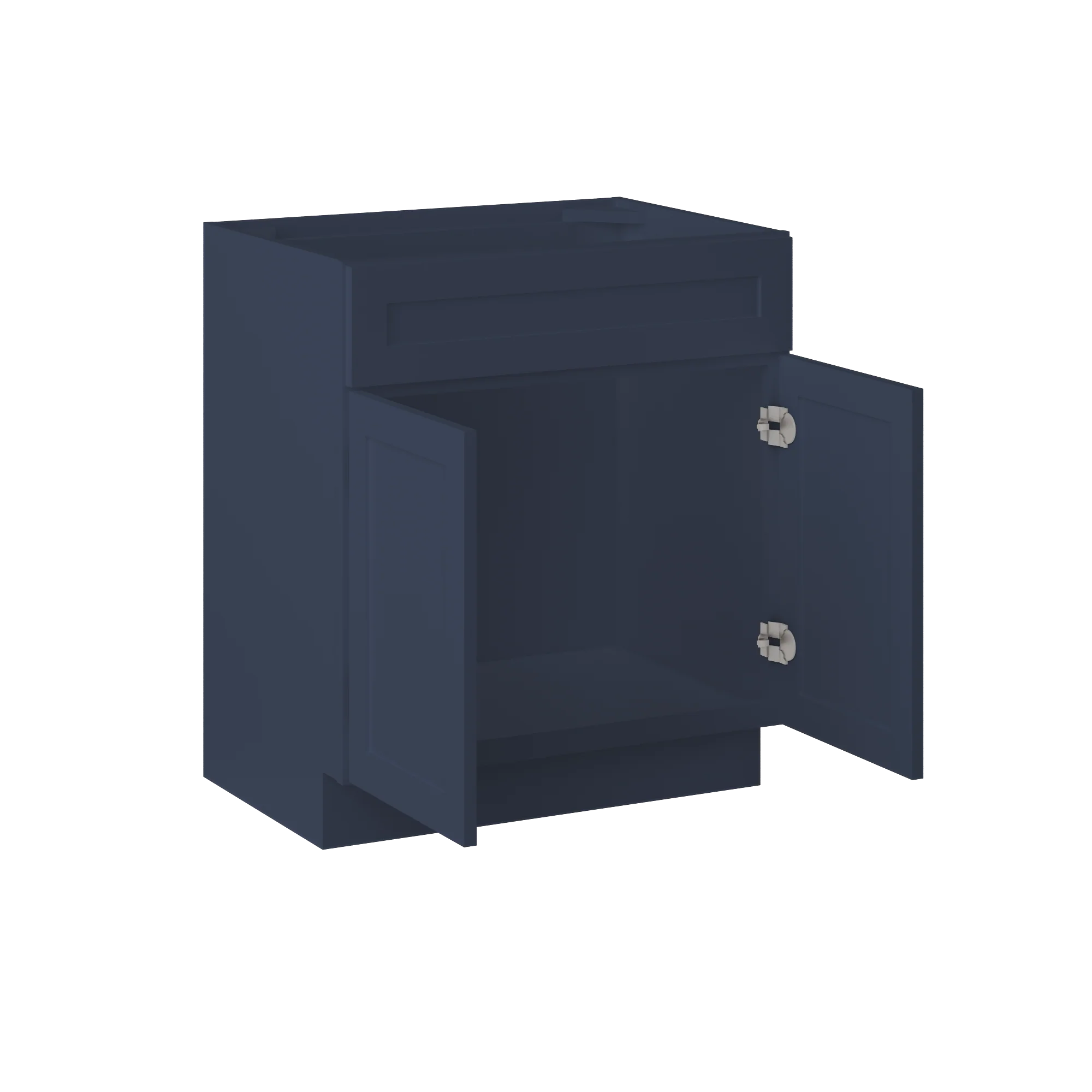Vanity Sink Base Cabinet VSB3021345 Danbury Blue LessCare 30 in. width 34.5 in. height 21 in. depth - Image 5
