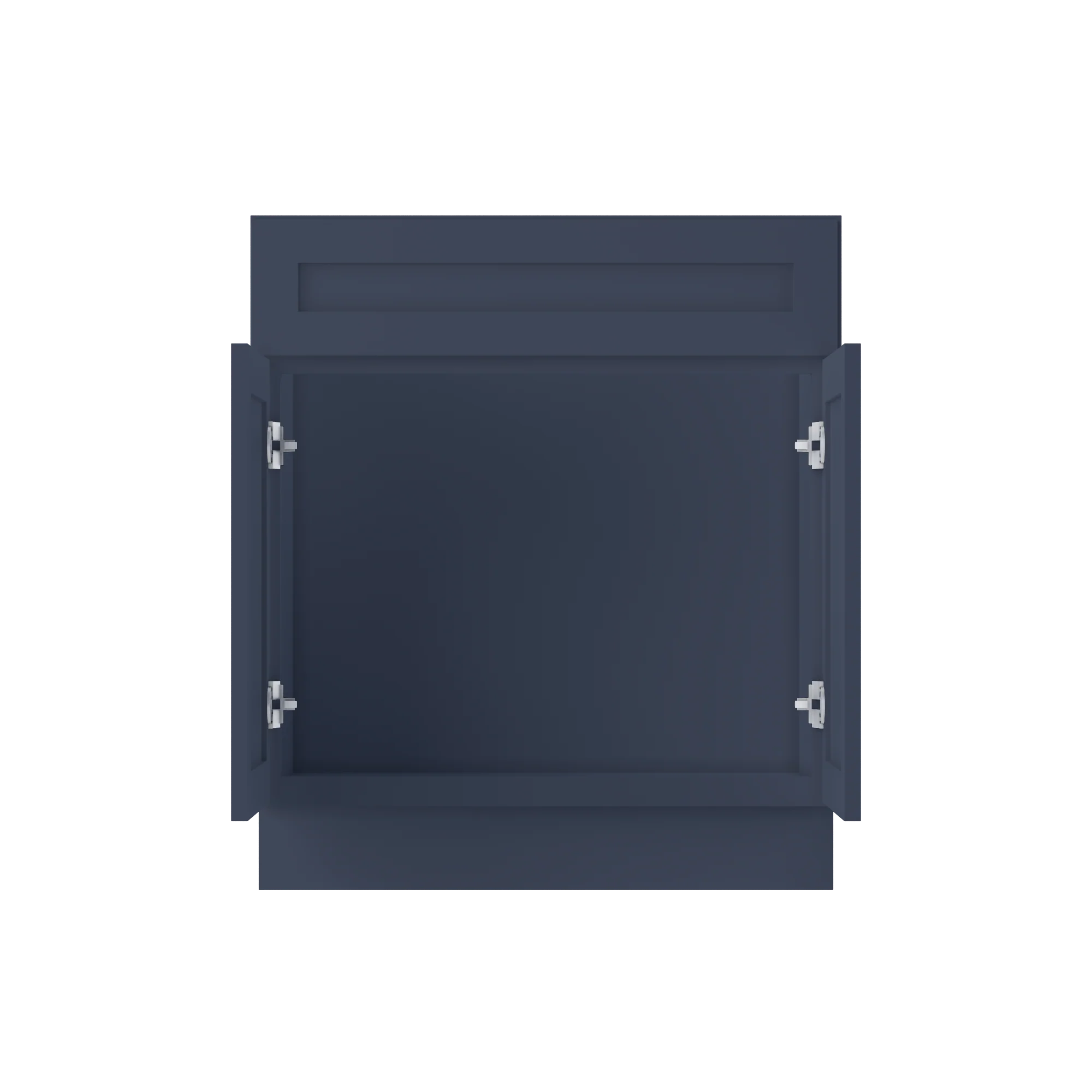 Vanity Sink Base Cabinet VSB3021345 Danbury Blue LessCare 30 in. width 34.5 in. height 21 in. depth - Image 6