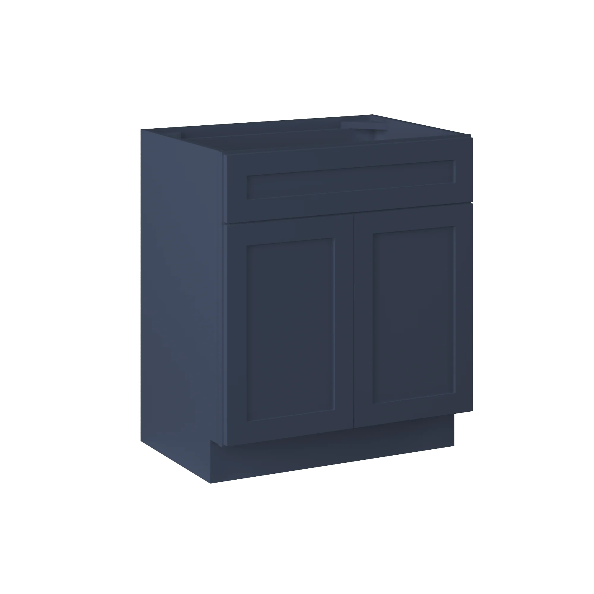 Vanity Sink Base Cabinet VSB3021345 Danbury Blue LessCare 30 in. width 34.5 in. height 21 in. depth - Image 8