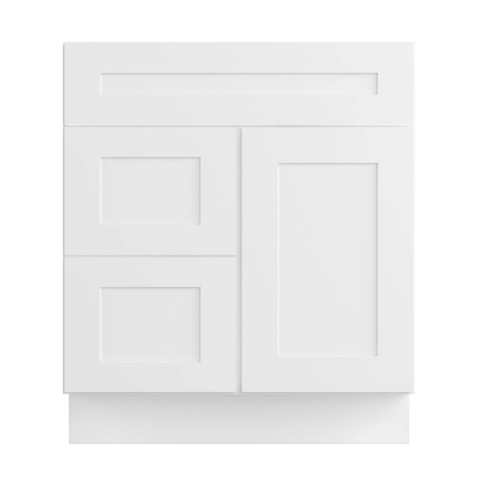 30 W x 21 D x 34.5 H Vanity Sink Base Cabinet - Alpina White - Image 5
